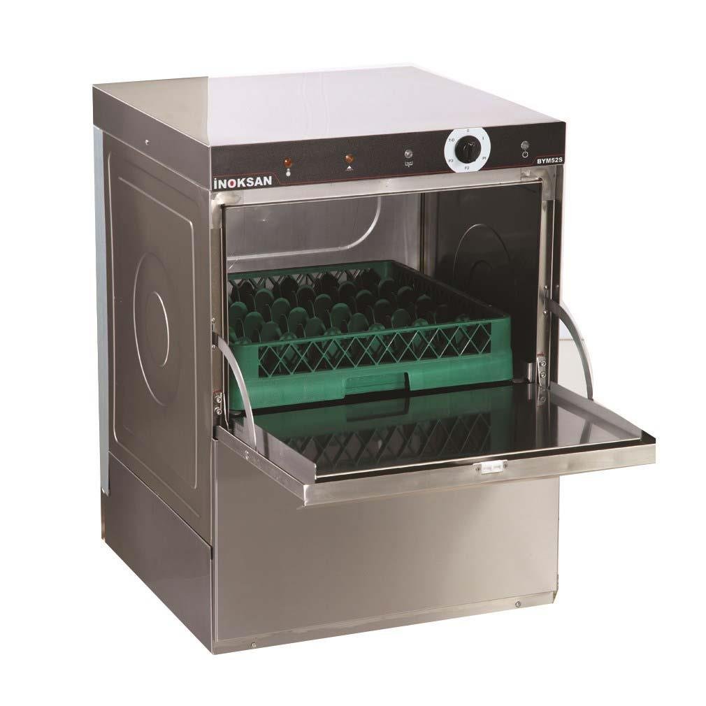 İnoksan BYM 052S Bulaşık Yıkama Makinesi, Saatte 500 Tabak Yıkama Kapasitesi, Manuel
