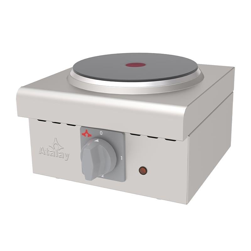 Atalay AEO-01 Set Üstü Mini Ocak, 1 Pleyt, Elektrikli, 30x30x17 cm