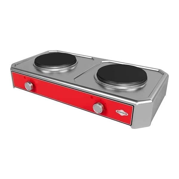 Empero EMP.SKE.020 Mini Ocak, Set Üstü, Çift Gözlü, Yuvarlar Pleyt, Elektrikli