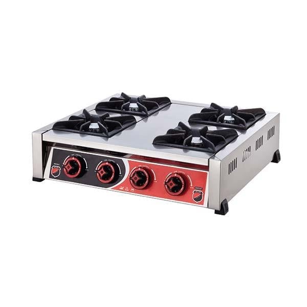 Işıkgaz Silverinox 2903 Set Üstü Mini Ocak, 4 Gözlü, Lpg'li