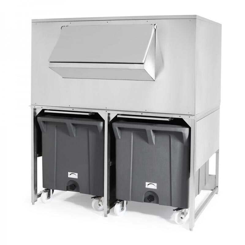 Brema DRB500, Buz Makinesi Alt Haznesi, 2x108 Kg  