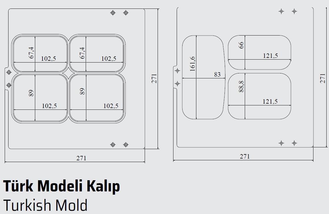 Empero EMP.TKM.02 Tabak Kapatma Makinesi, Türk Kalıplı
