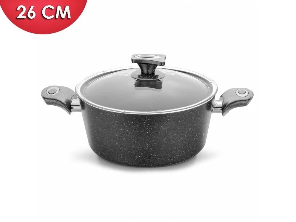 Ulutaş Granit Derin Tencere, 26 cm, GRN-DTN-016