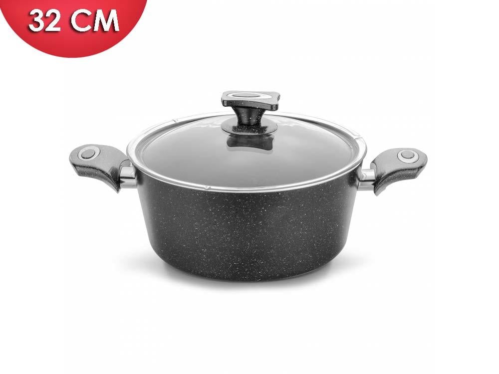 Ulutaş Granit Derin Tencere, 32 cm, GRN-DTN-019