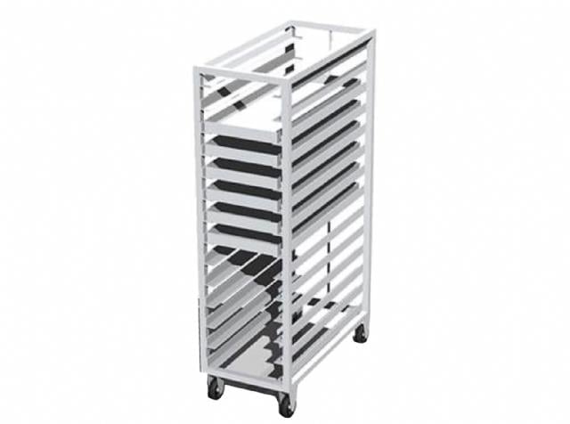 Atalay ATA-3484/14 Tava Taşıma Arabası, Paslanmaz, 14 Sıra, 34x84