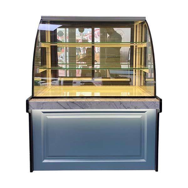 Ydg ILGAZ Model Vitrin tipi Soğutuculu Pasta Teşhir Dolabı, 100x80x135 cm