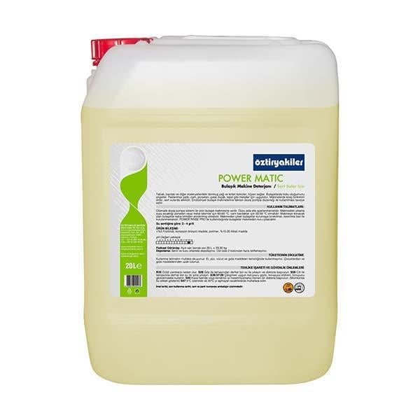Öztiryakiler 8899.P1002.20 Power Matic Pro, Bulaşık Makinesi Deterjanı, 20 Litre