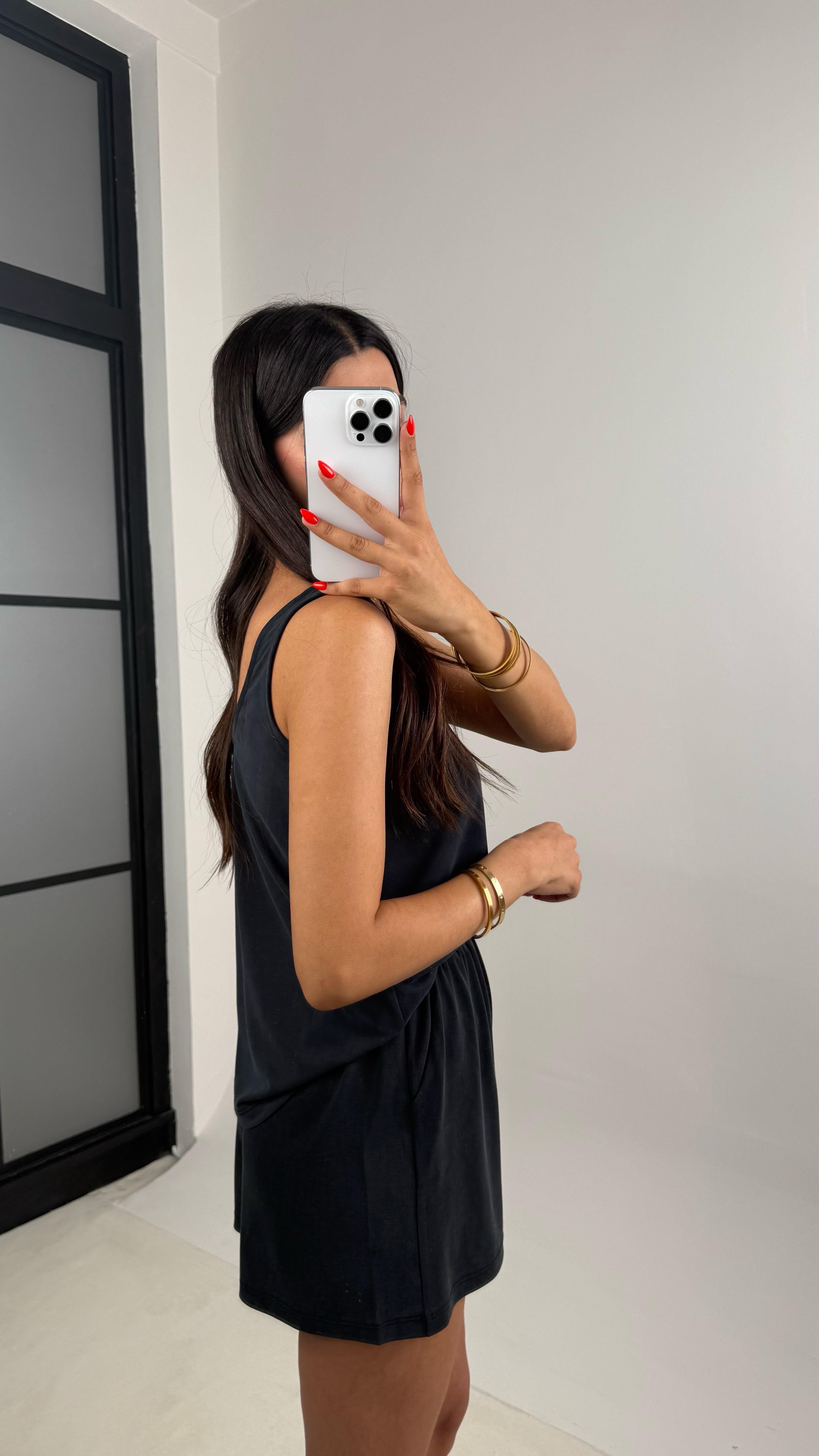 Antrasit Atlet Şort Basic Modal Takım GAUS-0013GAUSTAKIMGAUS-0013