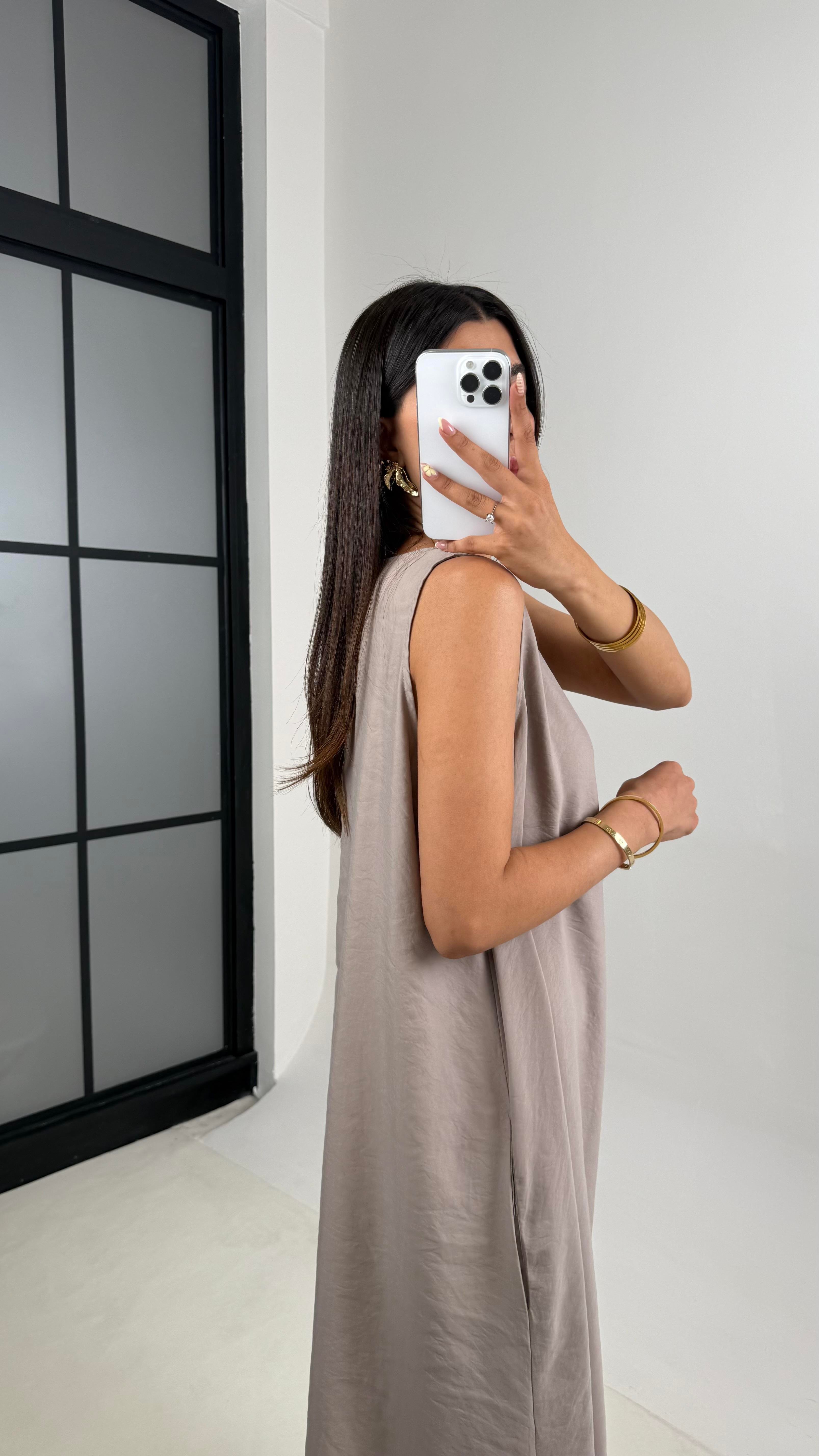 Vizon Cepli Premium Basic Tencel Elbise Gaus00661GausELBİSEGU1002528