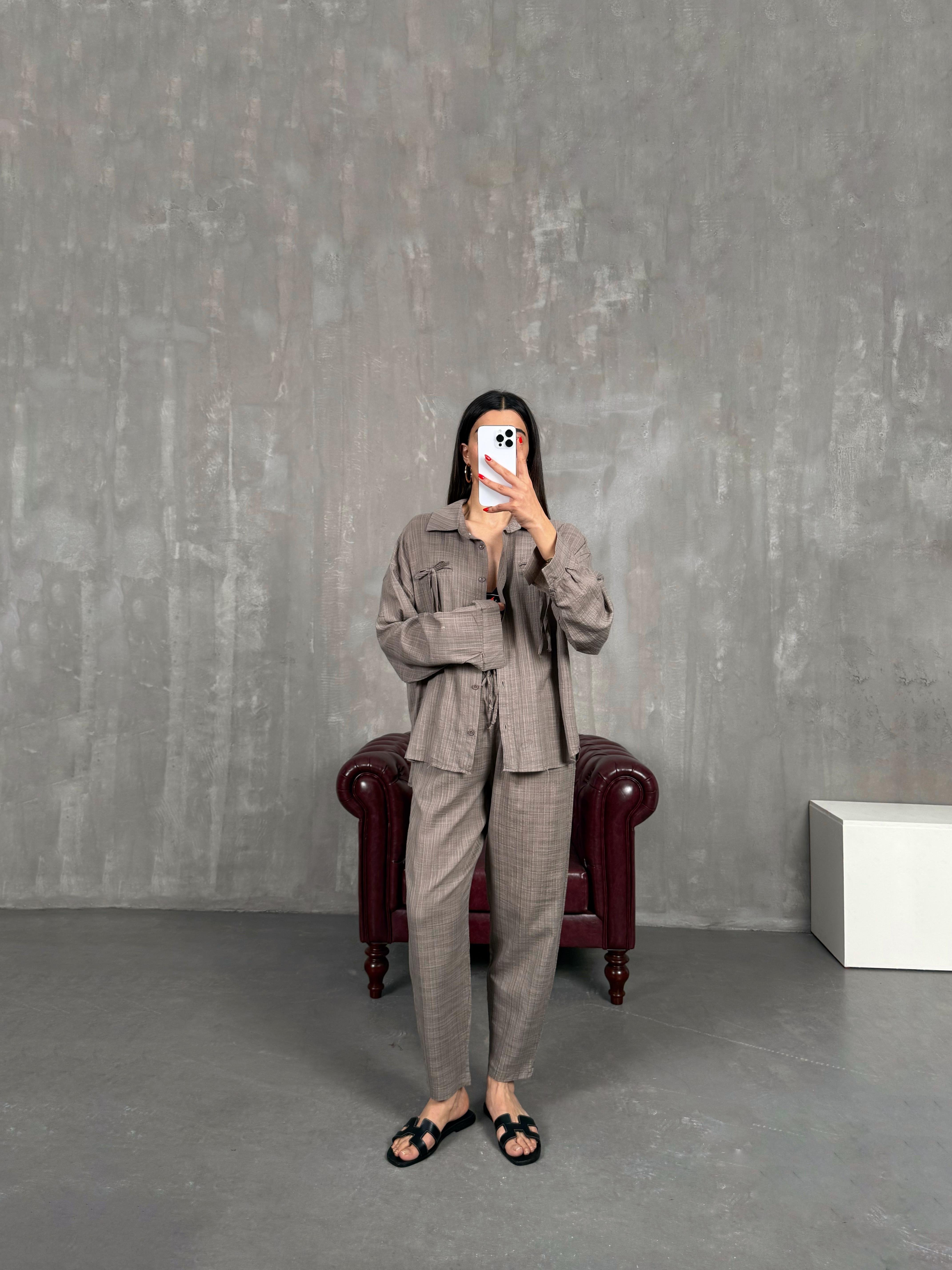 Vizon Kareli Keten Takım Gaus00194GausTAKIMGU1001454