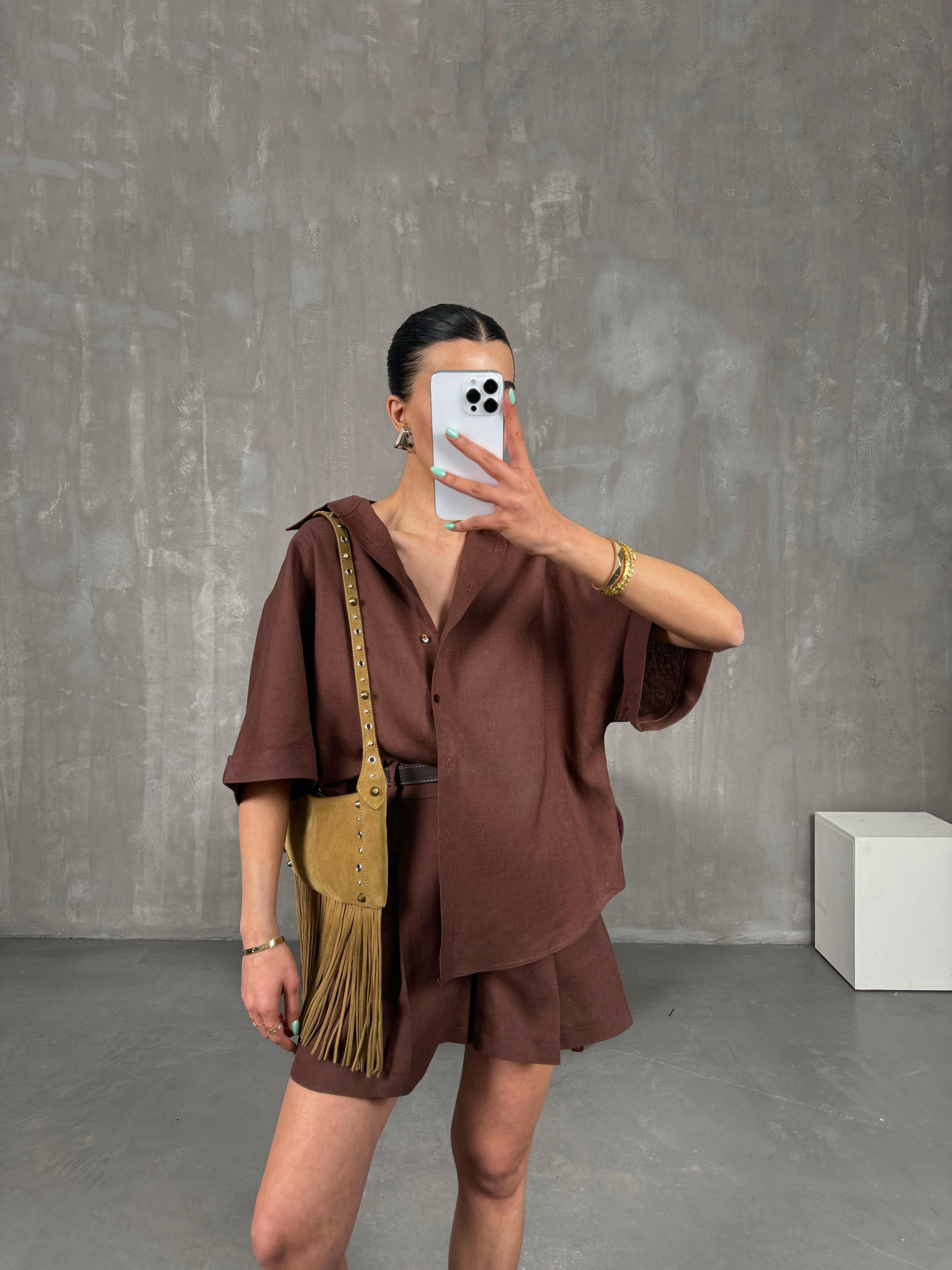 Mürdüm Premium İkili Keten Takım Gaus00239GausTAKIMGU1001557