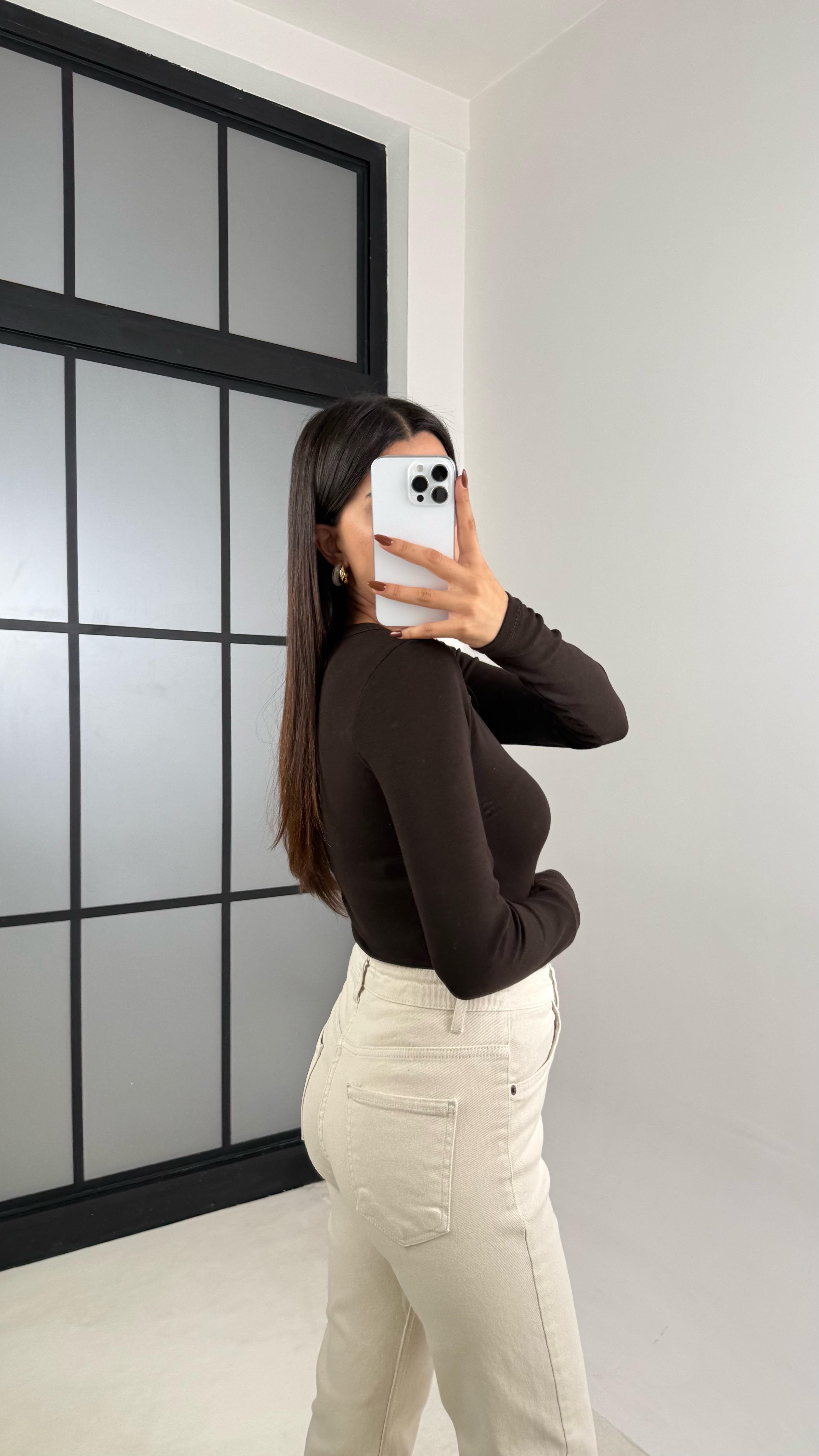 Krem ZR Model Kesik Paça Jean GAUS-00173GAUSDENİM PANTOLONGAUS-00173