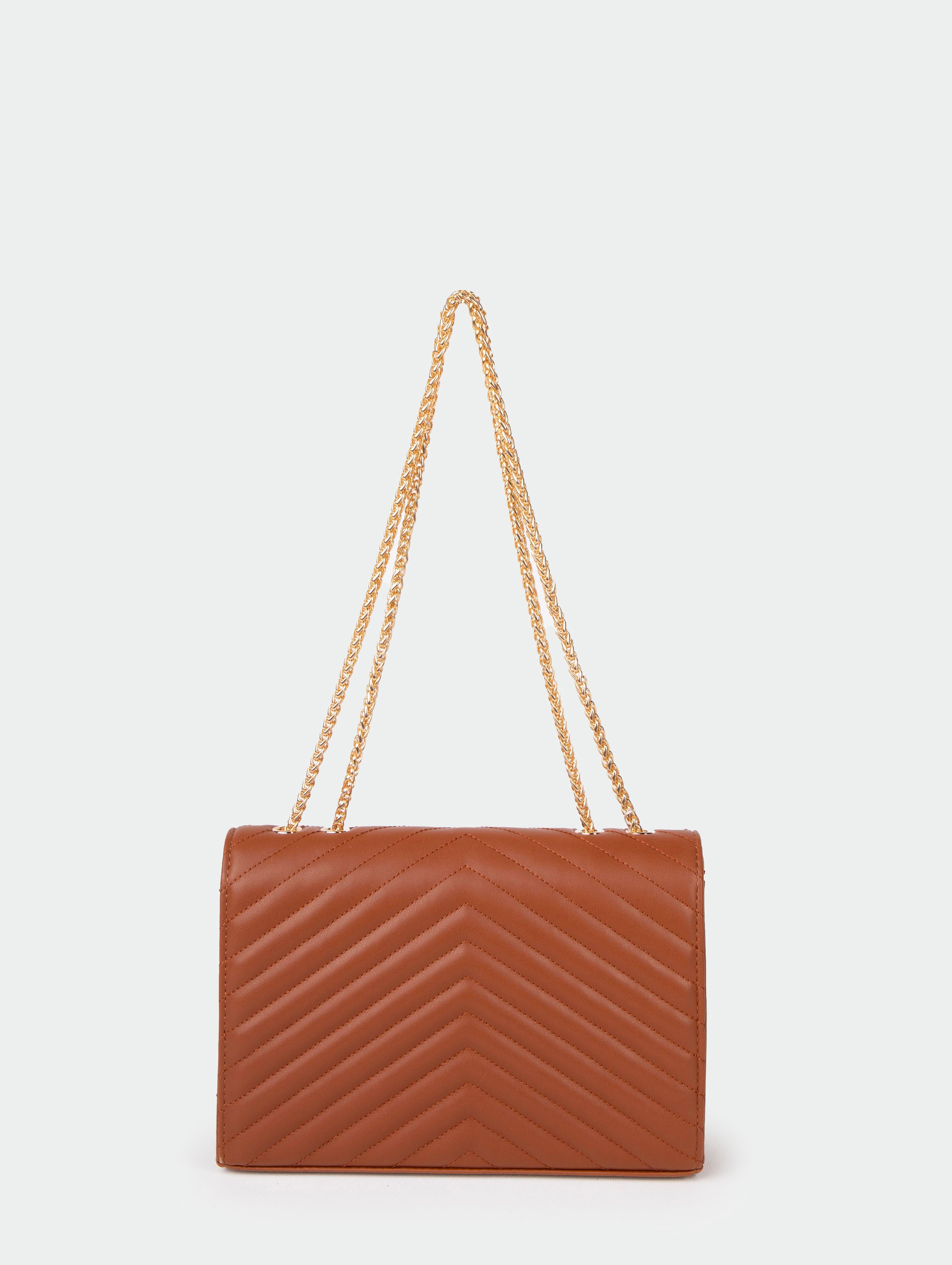 300 V DETAYLI ZİNCİRLİ OMUZ ÇANTASI CAMELBAG COLLECTIONGaus ÇantaCNT-115
