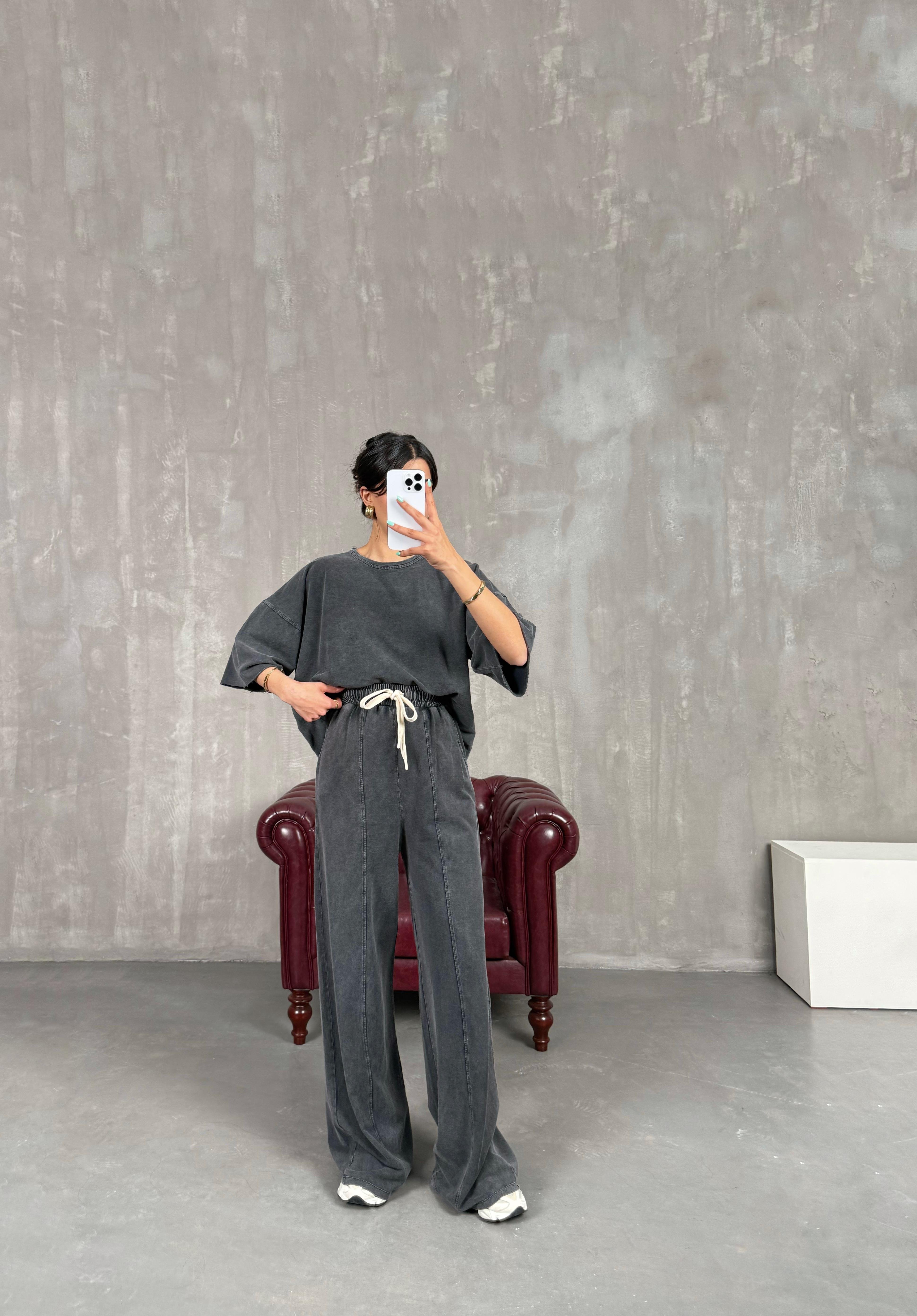 Antrasit Yıkamalı İkili TakımGaus00246GausTAKIMGU1001569