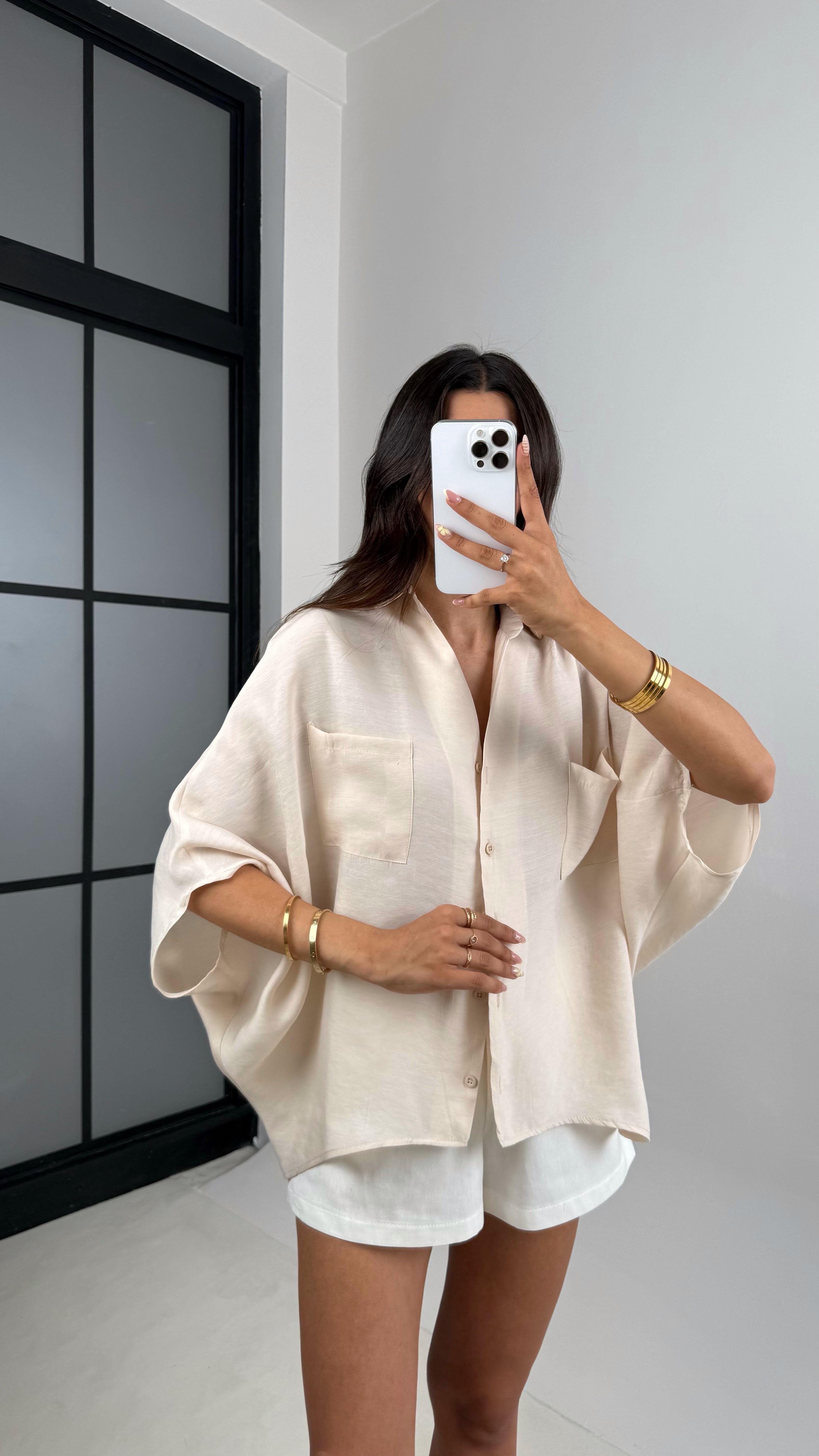 Taş Cep Detaylı Basic Gömlek Gaus00679Gaus القمصان GU1002564