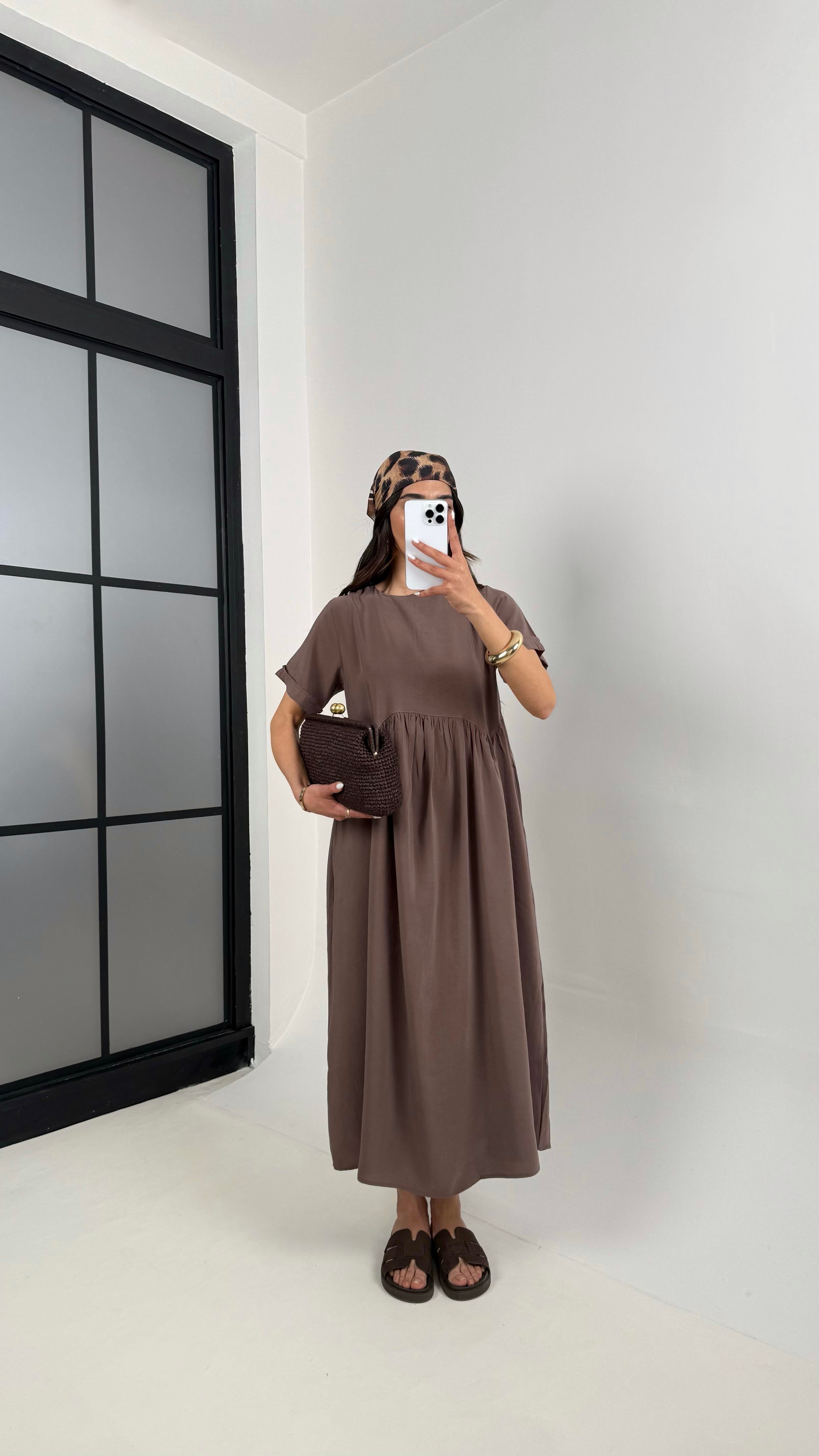 Vizon Altı Balon Etek Tencel Pinterest Elbise Gaus00388GausELBİSEGU1001906