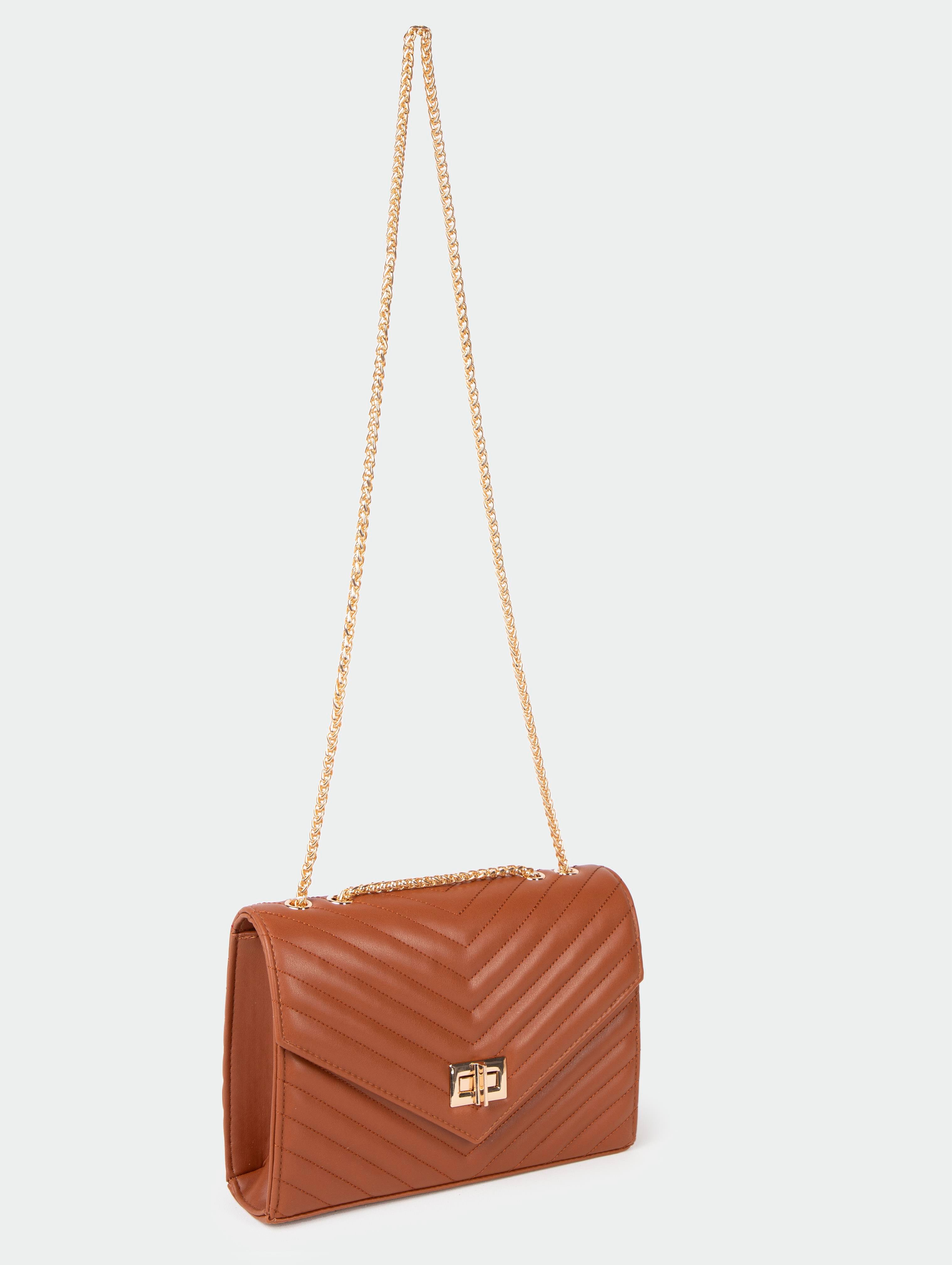 300 V DETAYLI ZİNCİRLİ OMUZ ÇANTASI CAMELBAG COLLECTIONGaus ÇantaCNT-115