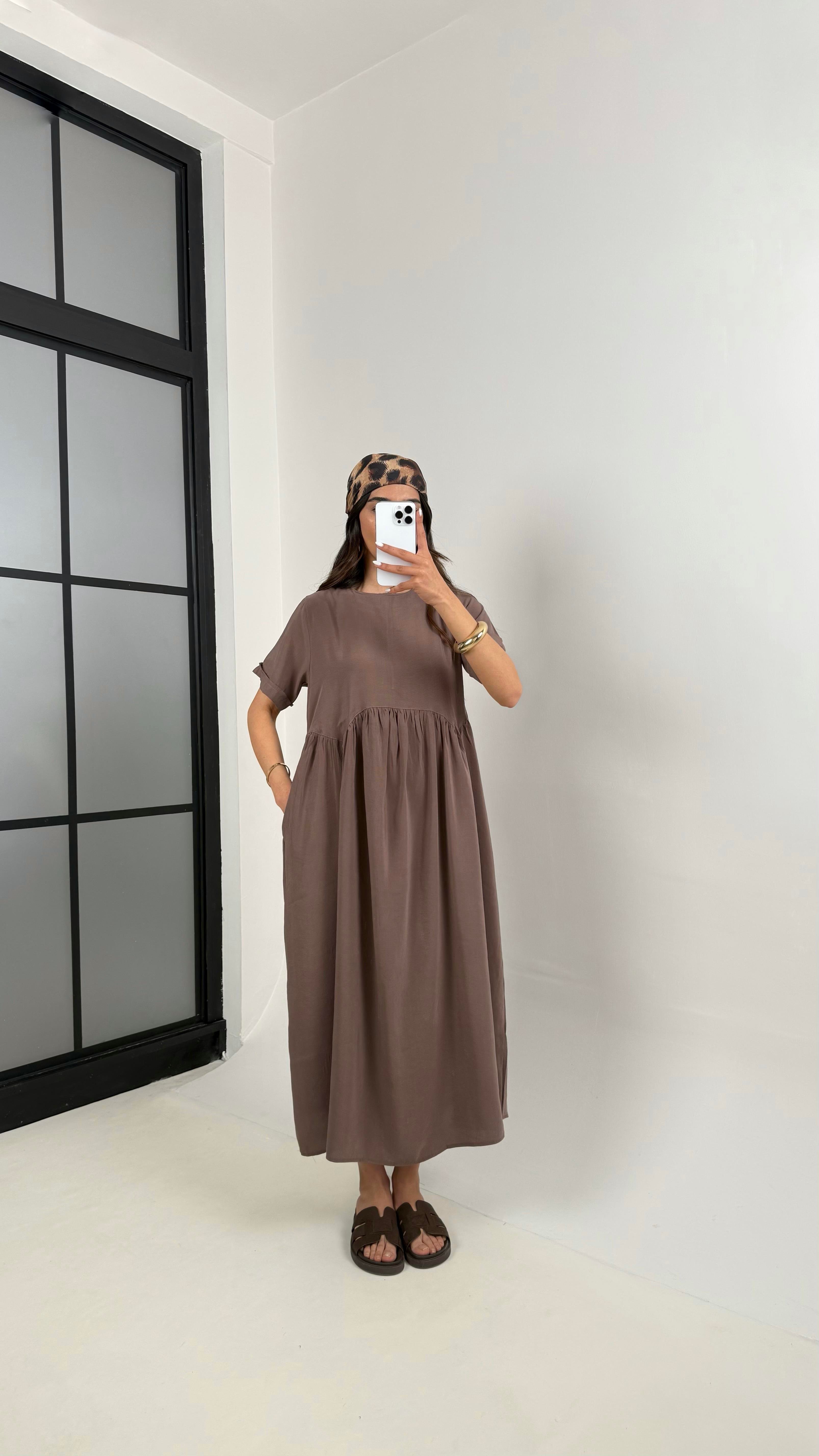 Vizon Altı Balon Etek Tencel Pinterest Elbise Gaus00388GausELBİSEGU1001906