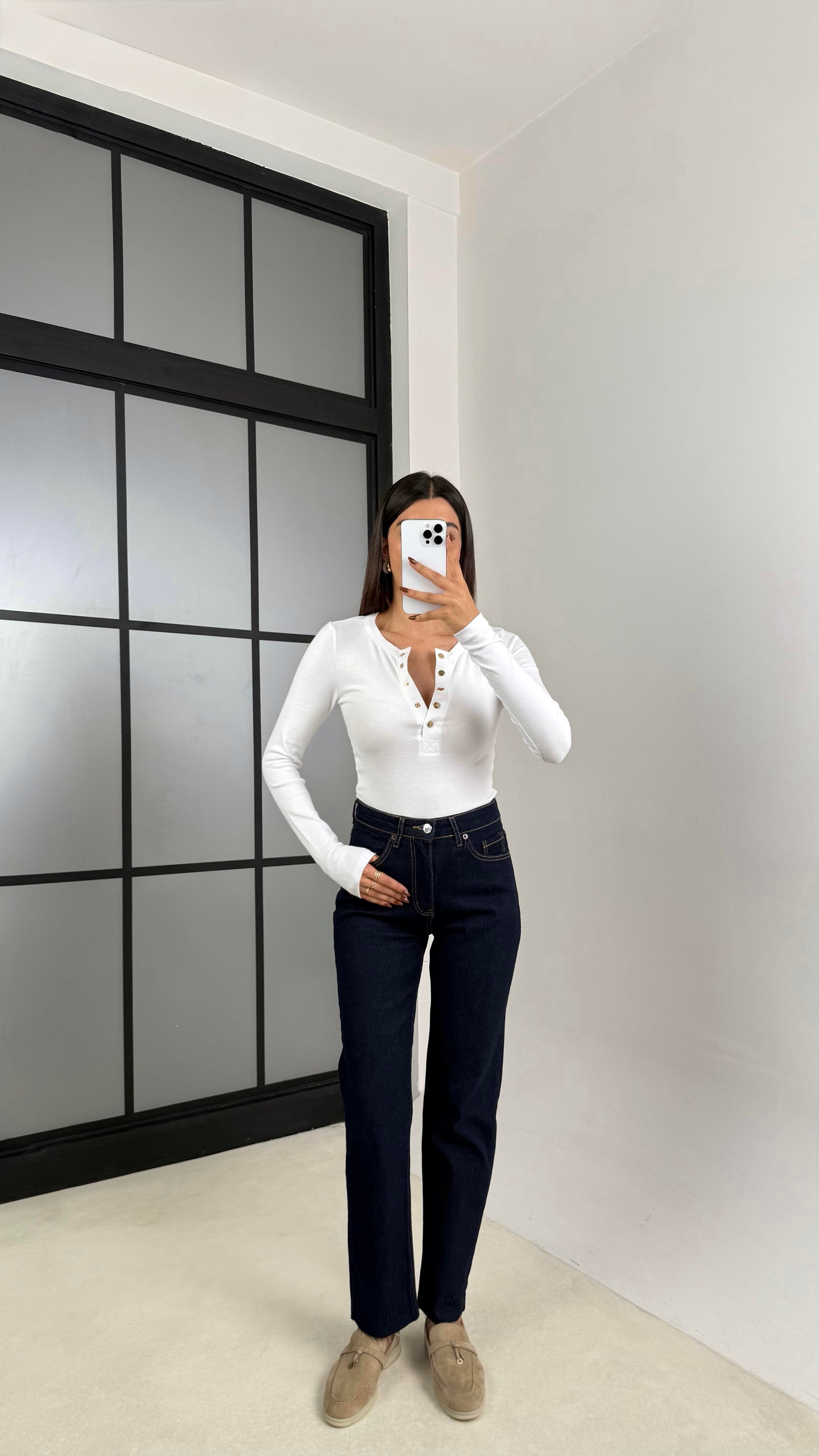 Lacivert ZR Model Kesik Paça Jean GAUS-00173GAUSDENİM PANTOLONGAUS-00173