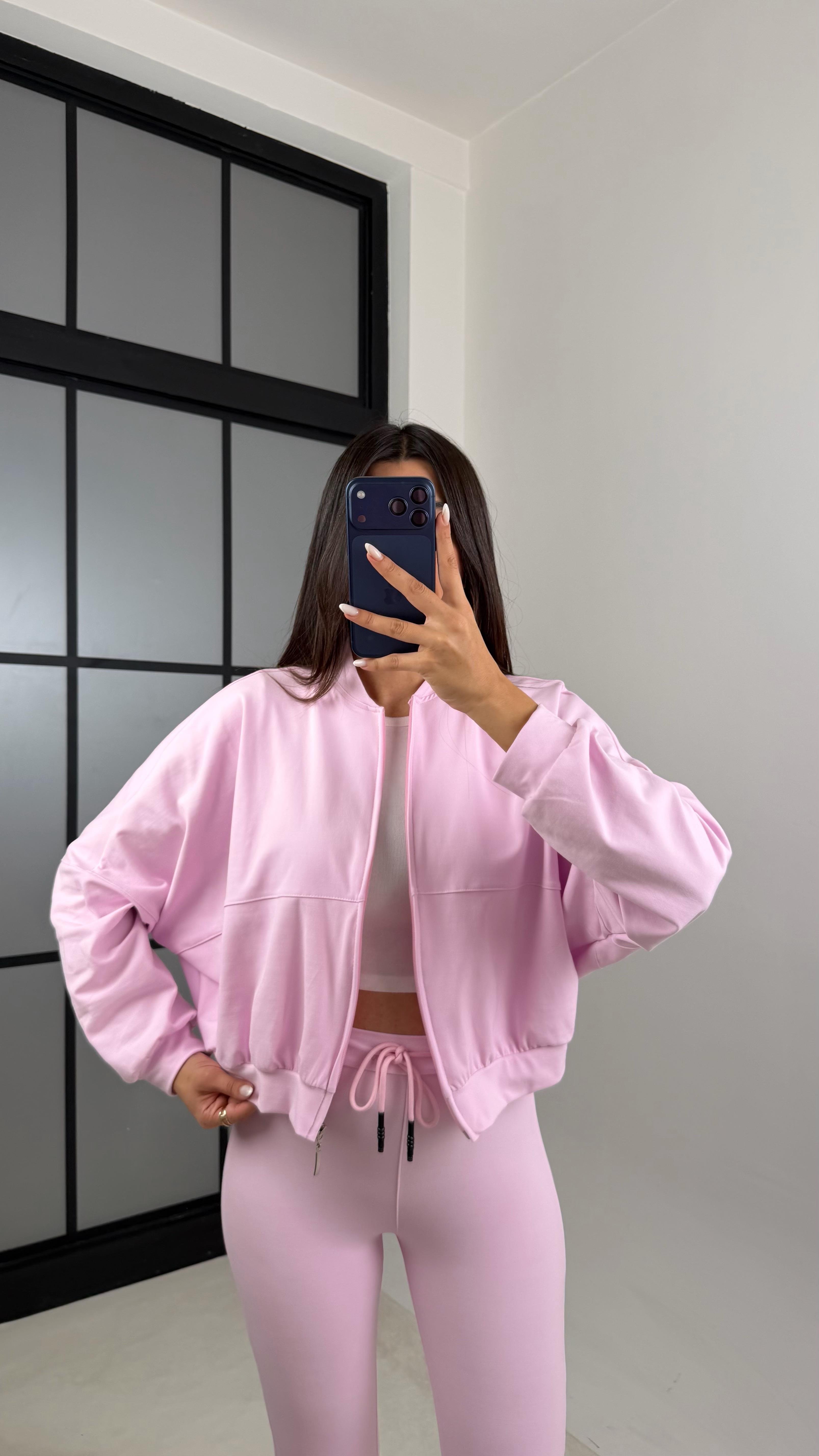 Pembe Zr Muadil Hırka Eşofman Spor Takım GAUS-00648GAUSTAKIMGAUS-00648