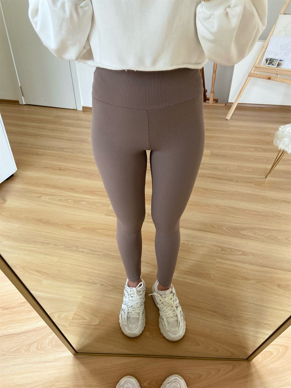 MUJER Toprak rengi Kaşkorse tayt GausTAYTGU00049