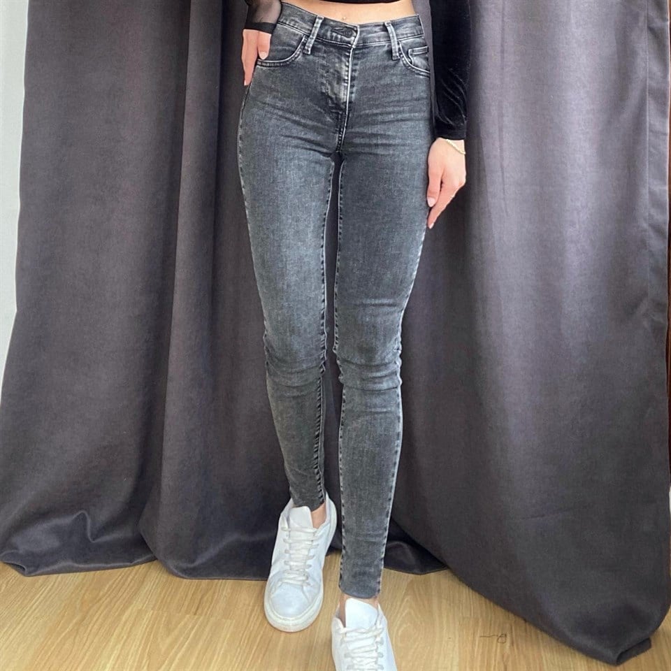 Orijinal Marka Antrasit Gri Likralı Skinny Jean GausDENİM PANTOLONGU00152