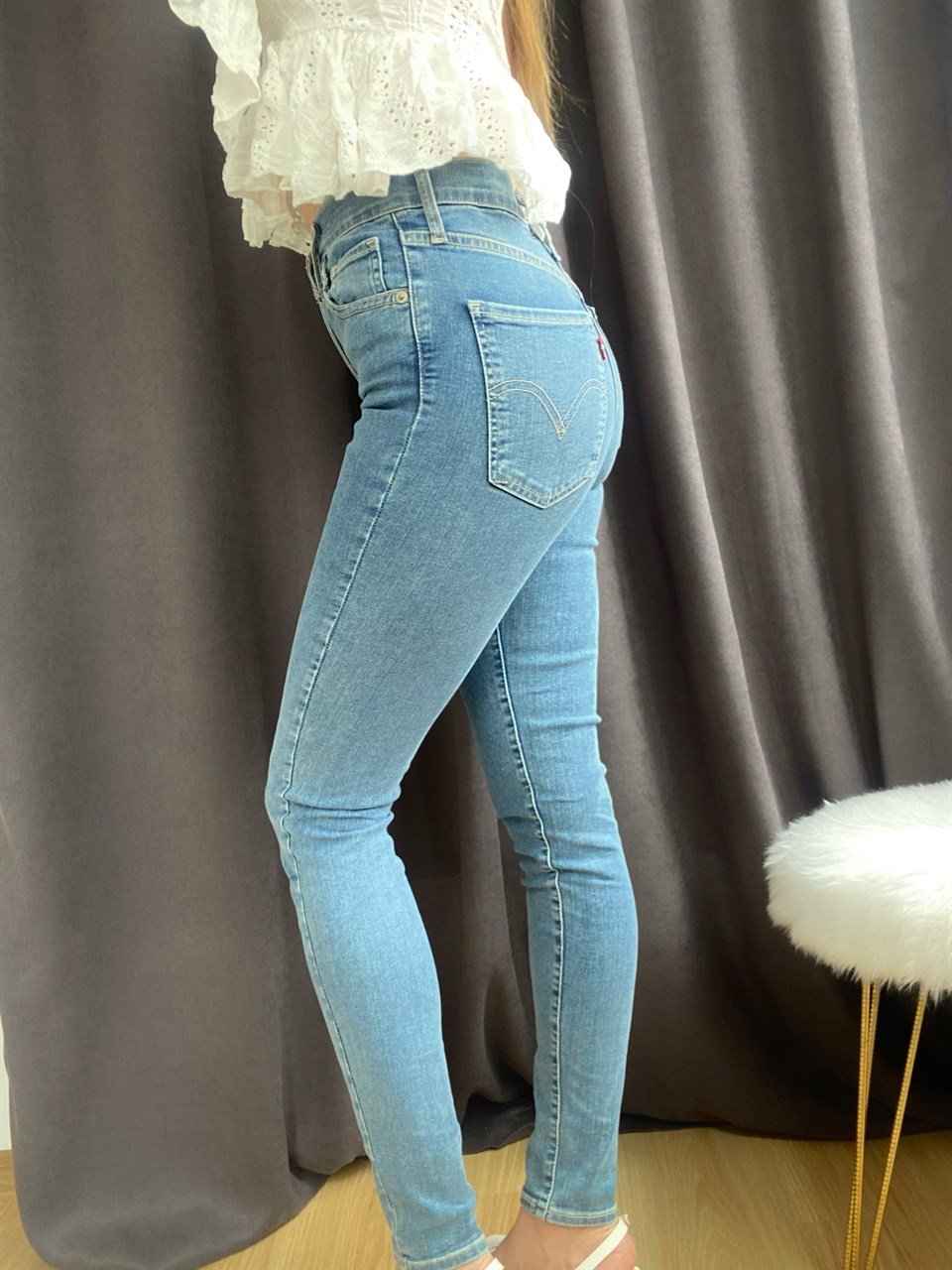 Orijinal Marka Mavi Skinny Likralı JeanGausDENİM PANTOLONGU00165