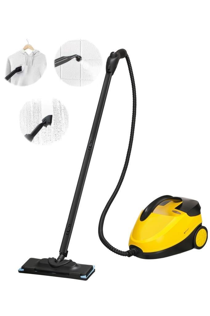 Bright Elegance Be-3440 Çok Fonksiyonlu Buharlı Temizlik Makinesi- Buharlı Temizleyici SARI