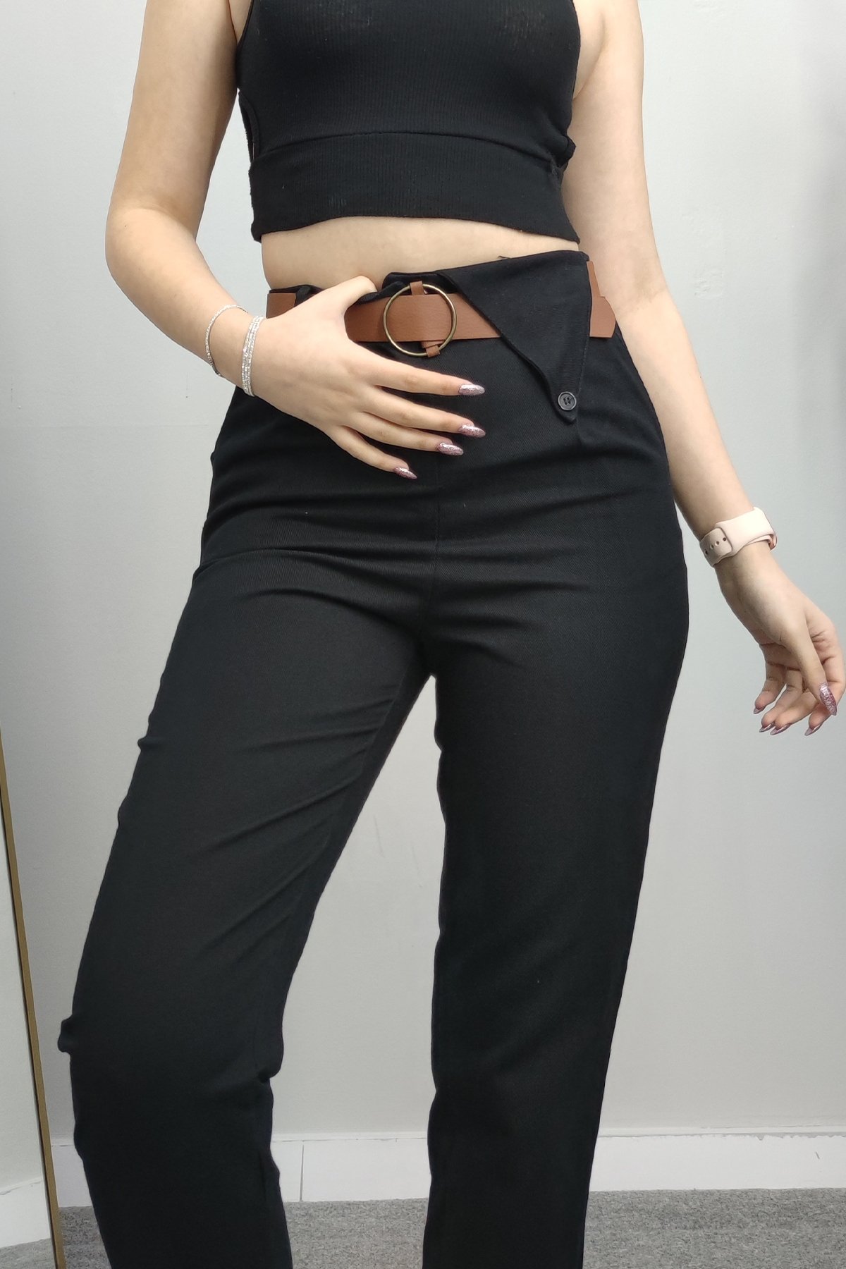 3953 GABARDİN BOYFREND PANTOLON