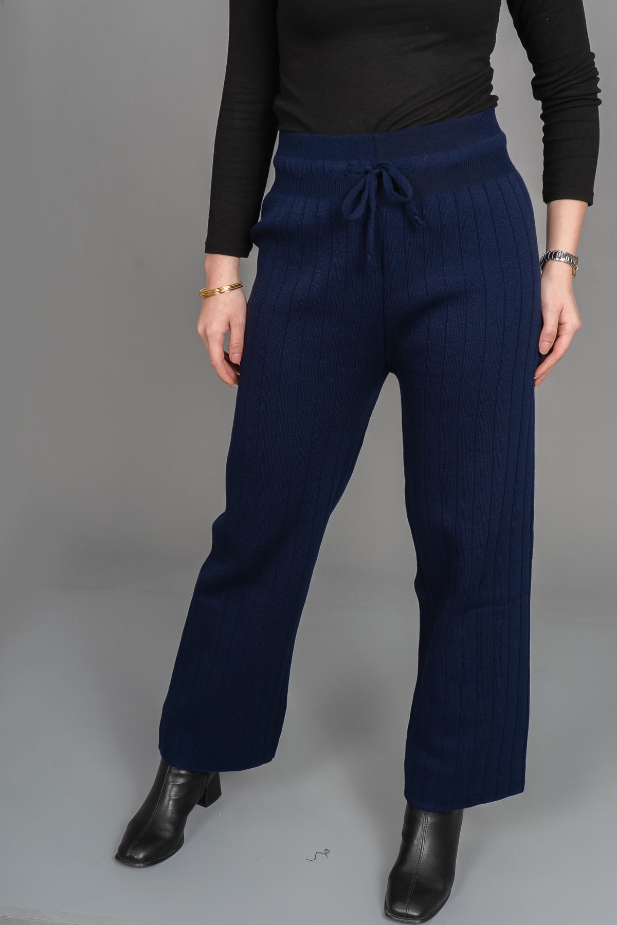 45145 İPLİ TRİKO PANTOLON