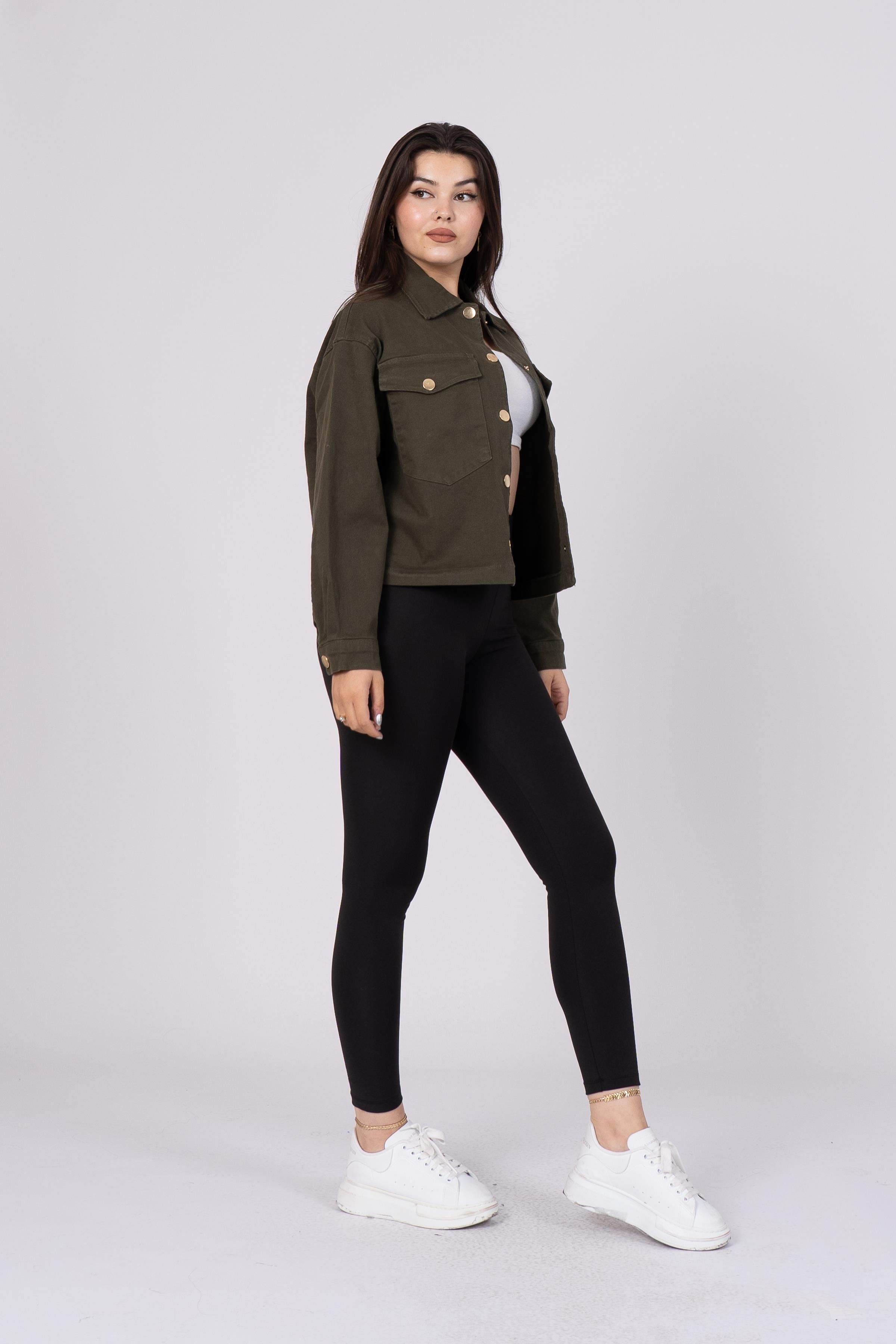 8585 Oversize Denim Kot Düğmeli Ceket