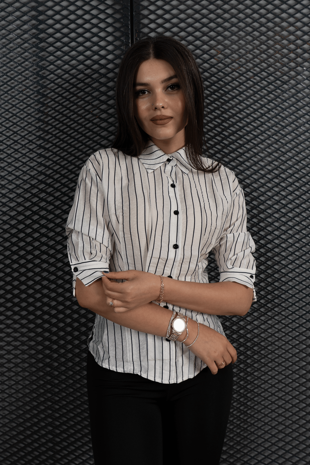 Çizgili Gömlek 7972