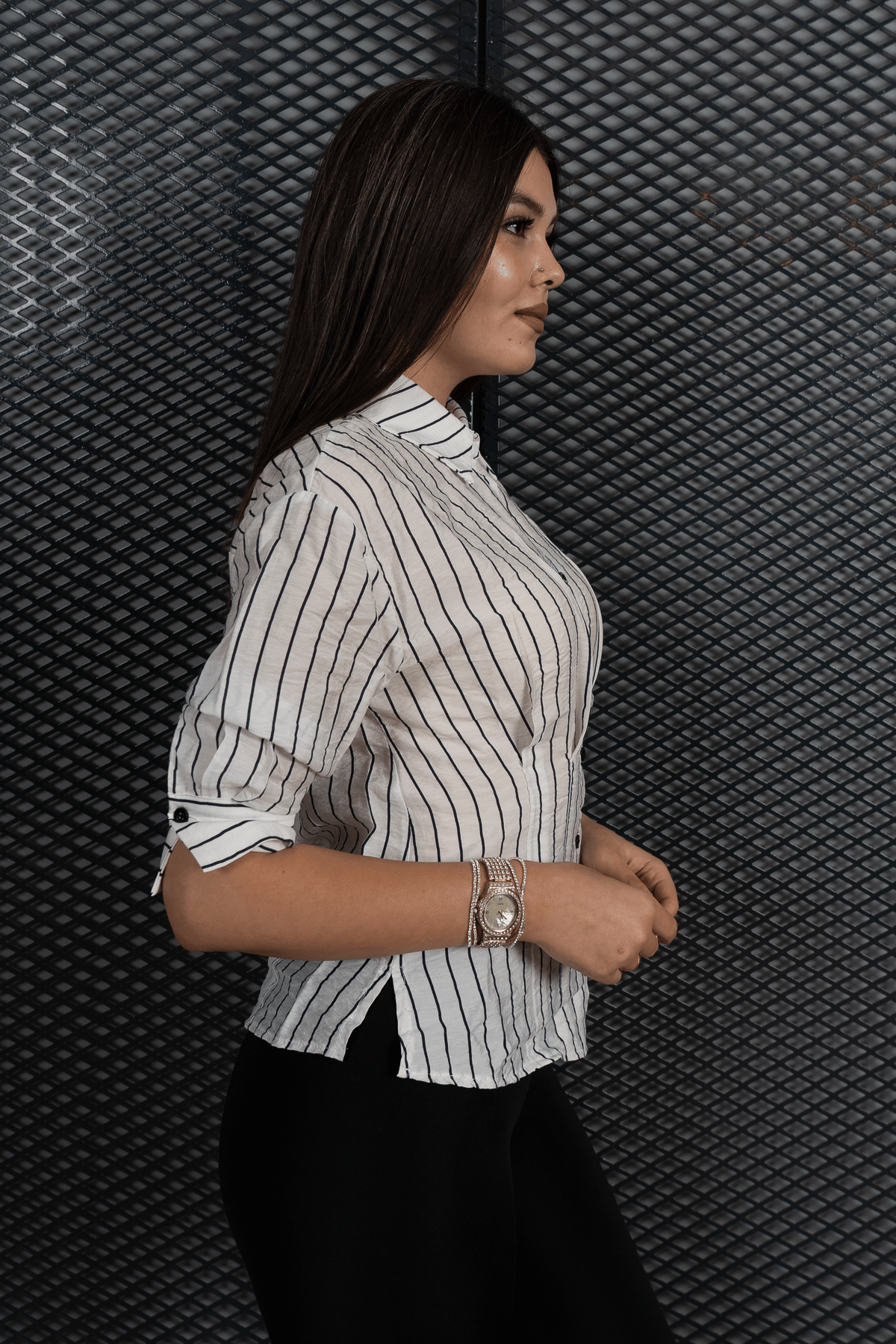 Çizgili Gömlek 7972