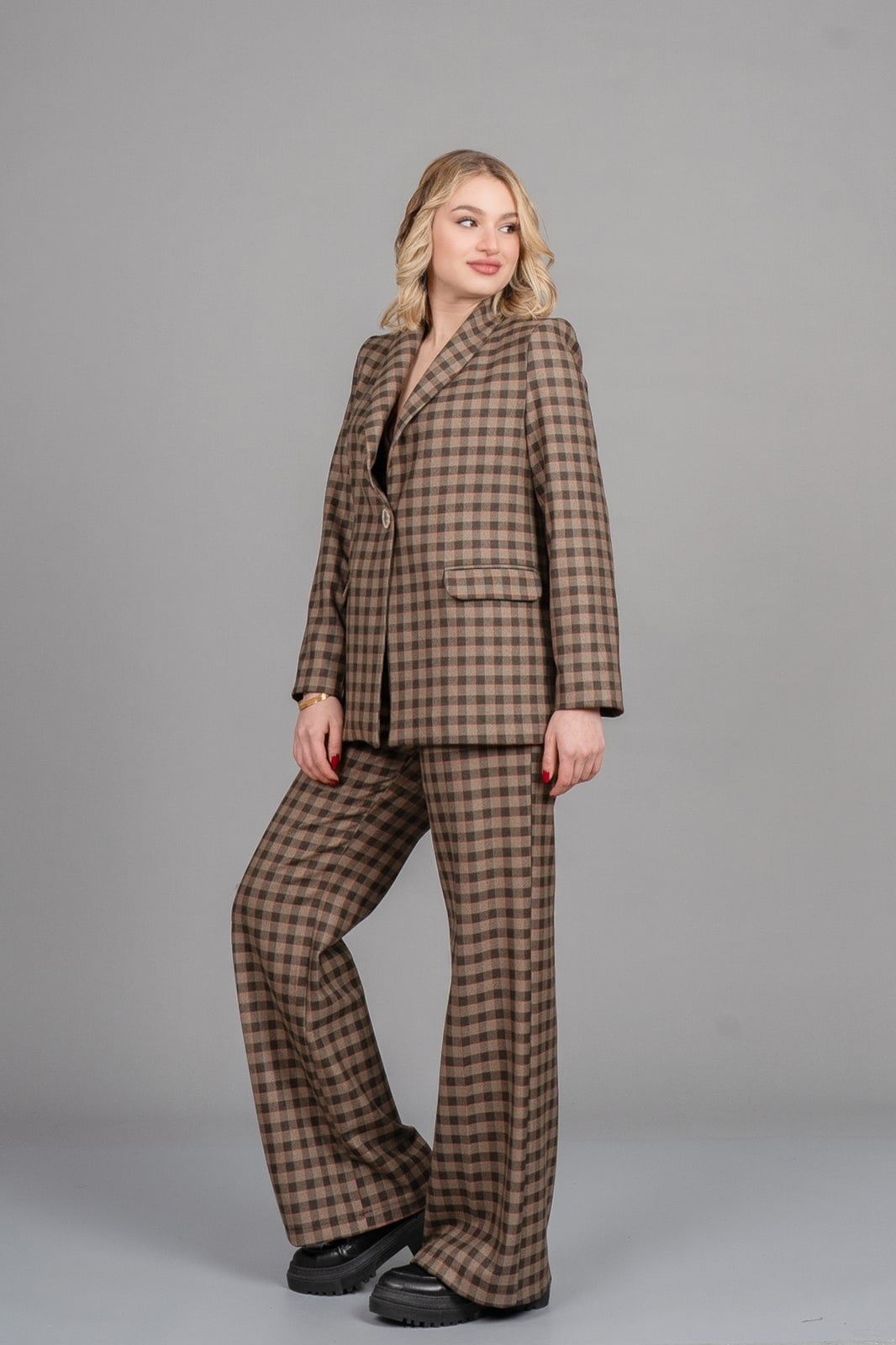 DOLLY PÖTİKARE BLAZER TEK CEKET 8633