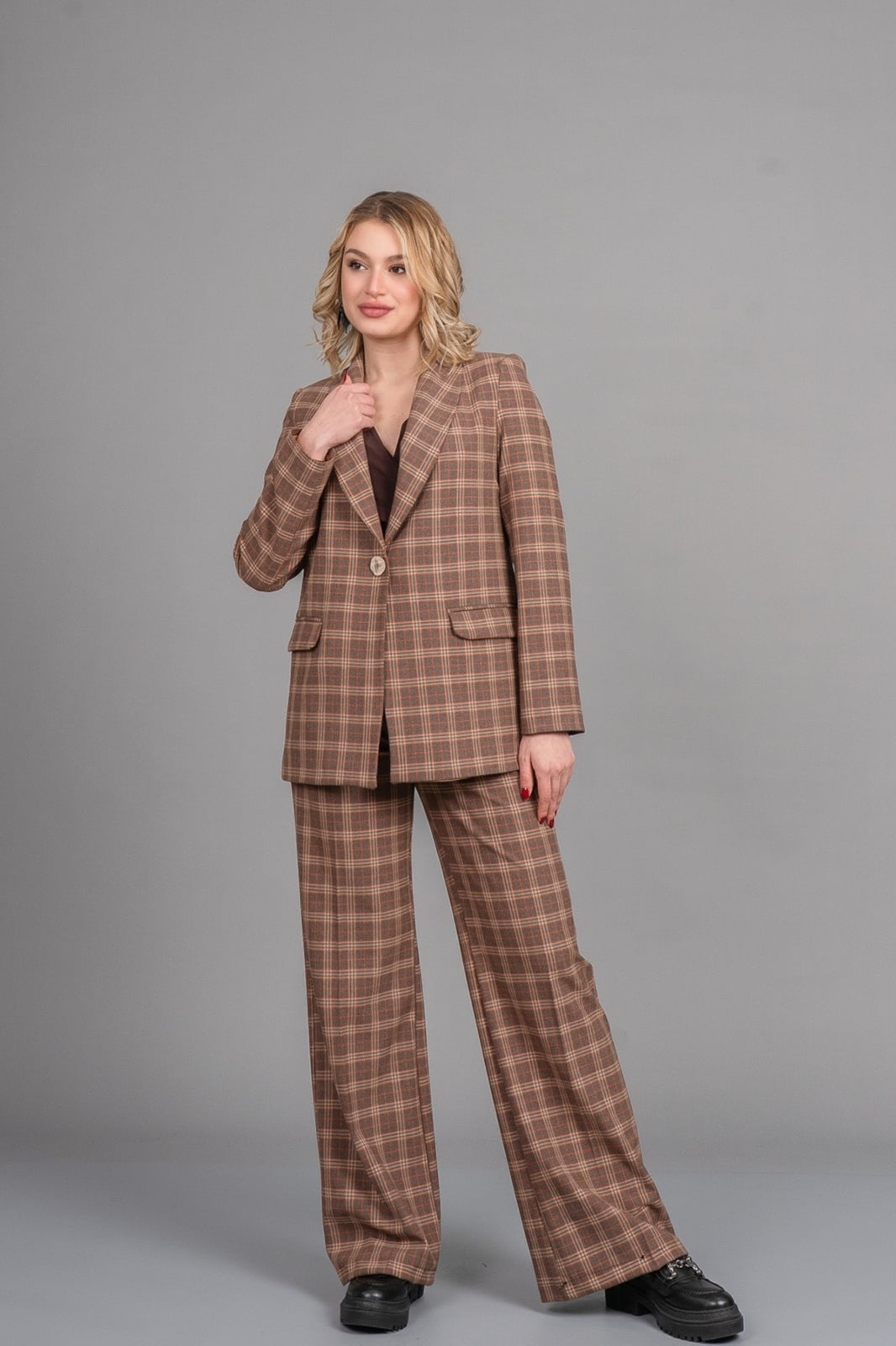 DOLLY PÖTİKARE BLAZER TEK CEKET 8633