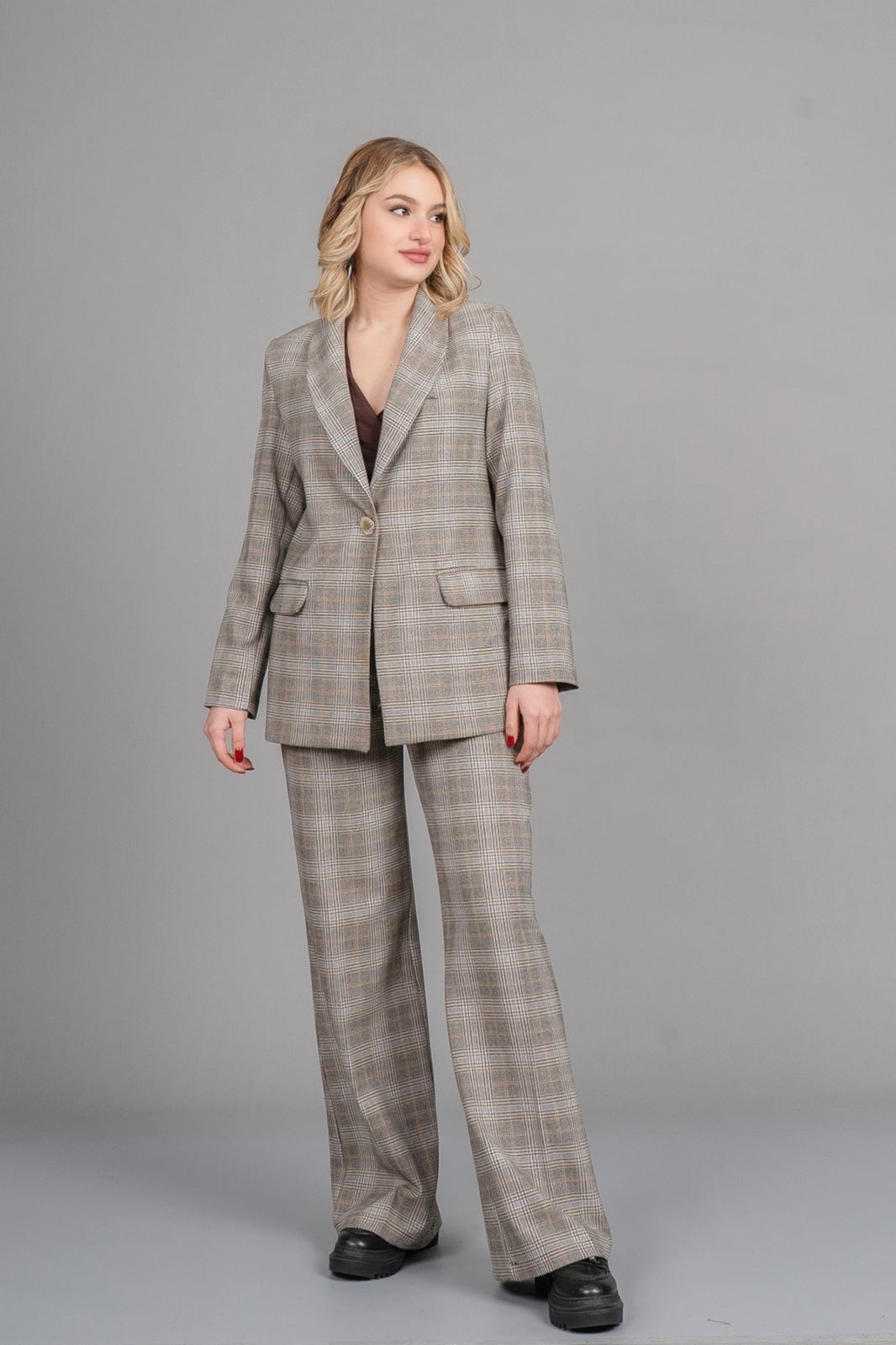 DOLLY PÖTİKARE BLAZER TEK CEKET 8633
