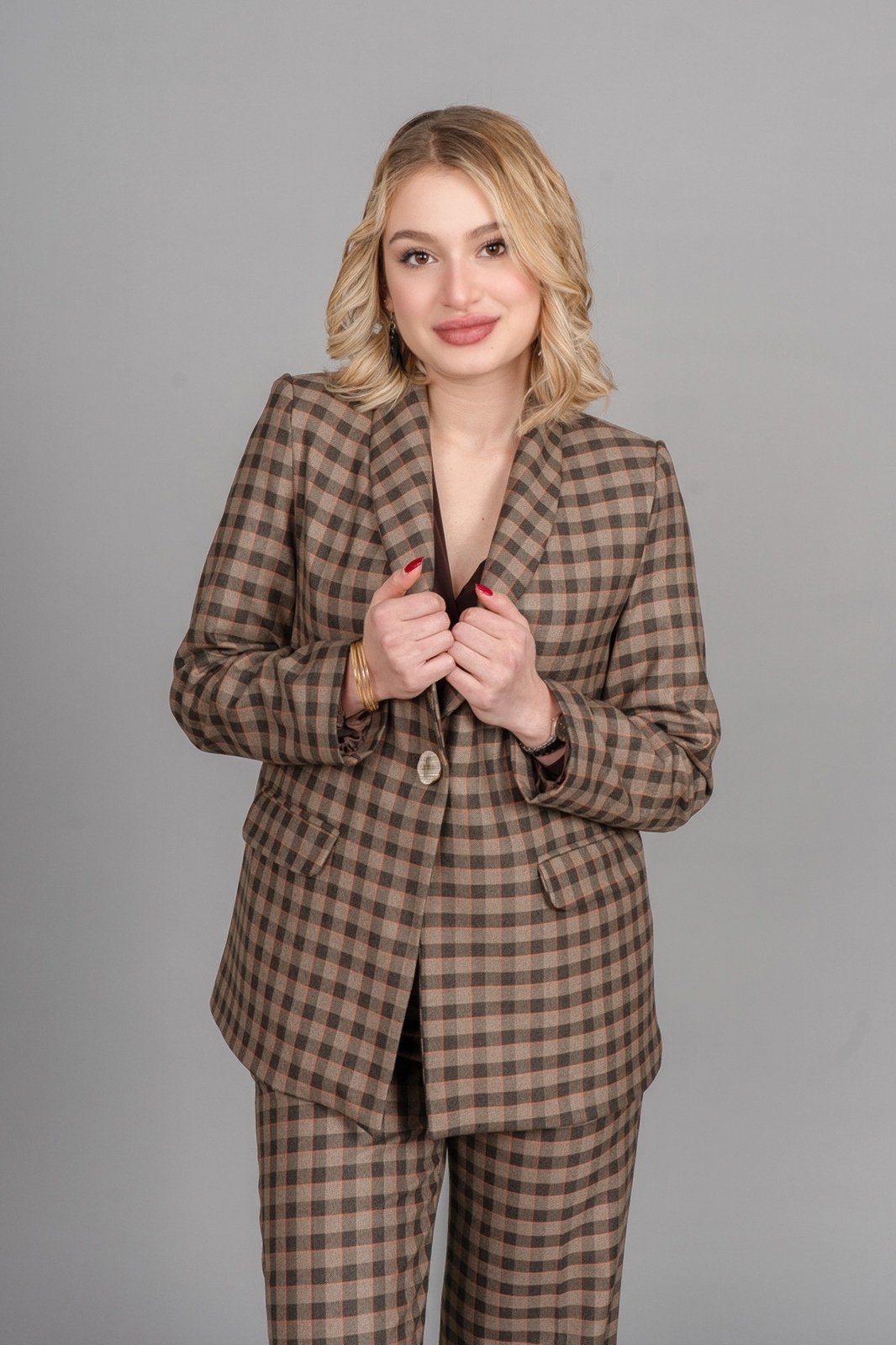 DOLLY PÖTİKARE BLAZER TEK CEKET 8633