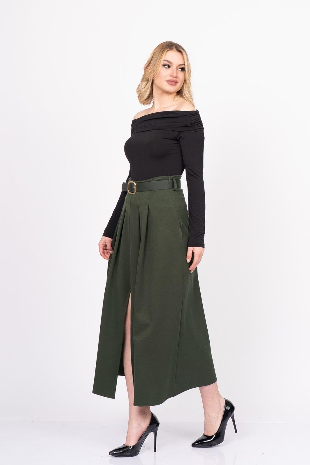 Emy Yırtmaçlı Etek 6830