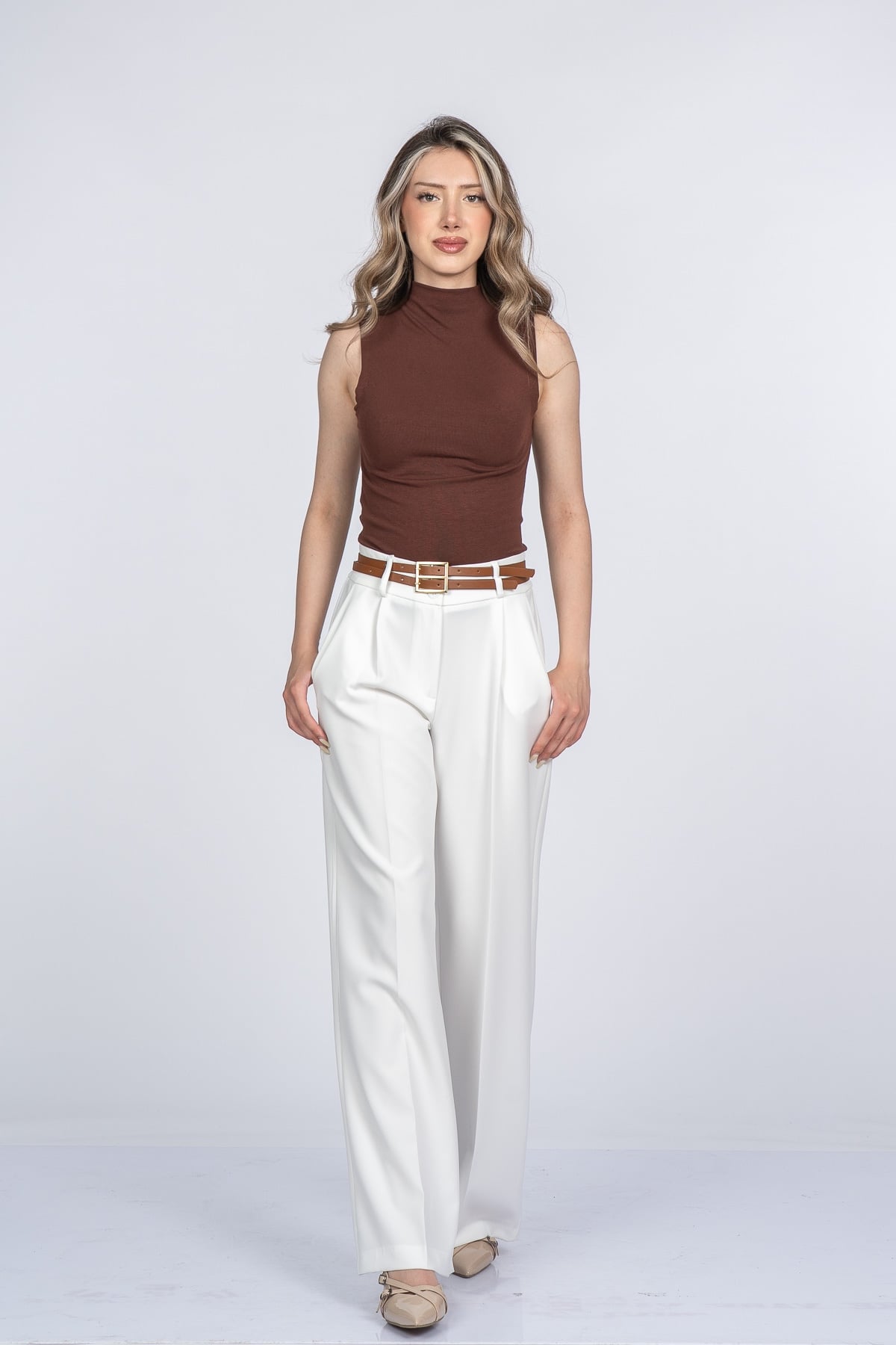 Gloria Modern Kesim Yüksek Bel Pantolon 30404