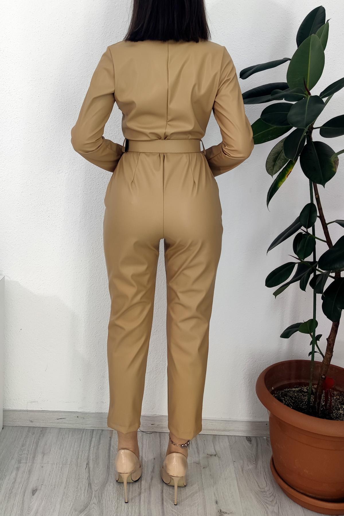 K-5956 Y KAPLAMA KEMERLİ DERİ TULUM