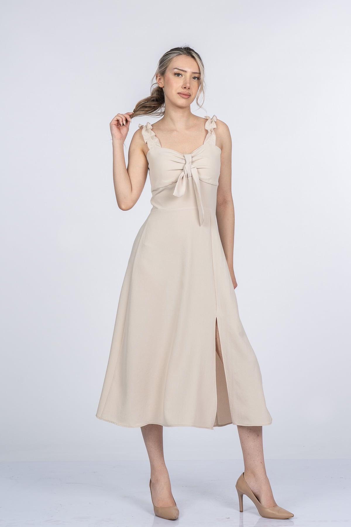 Larina Minimal Şık Elbise 50409