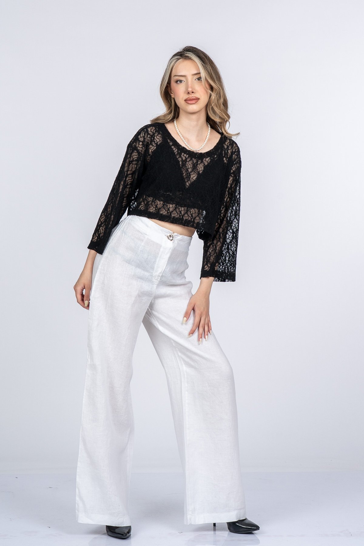 Luvina Premium Keten Pantolon 30399