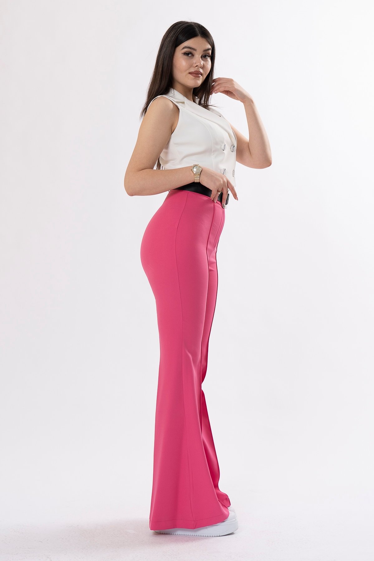 MissVina İspanyol Paça Kemerli Pantolon 3950