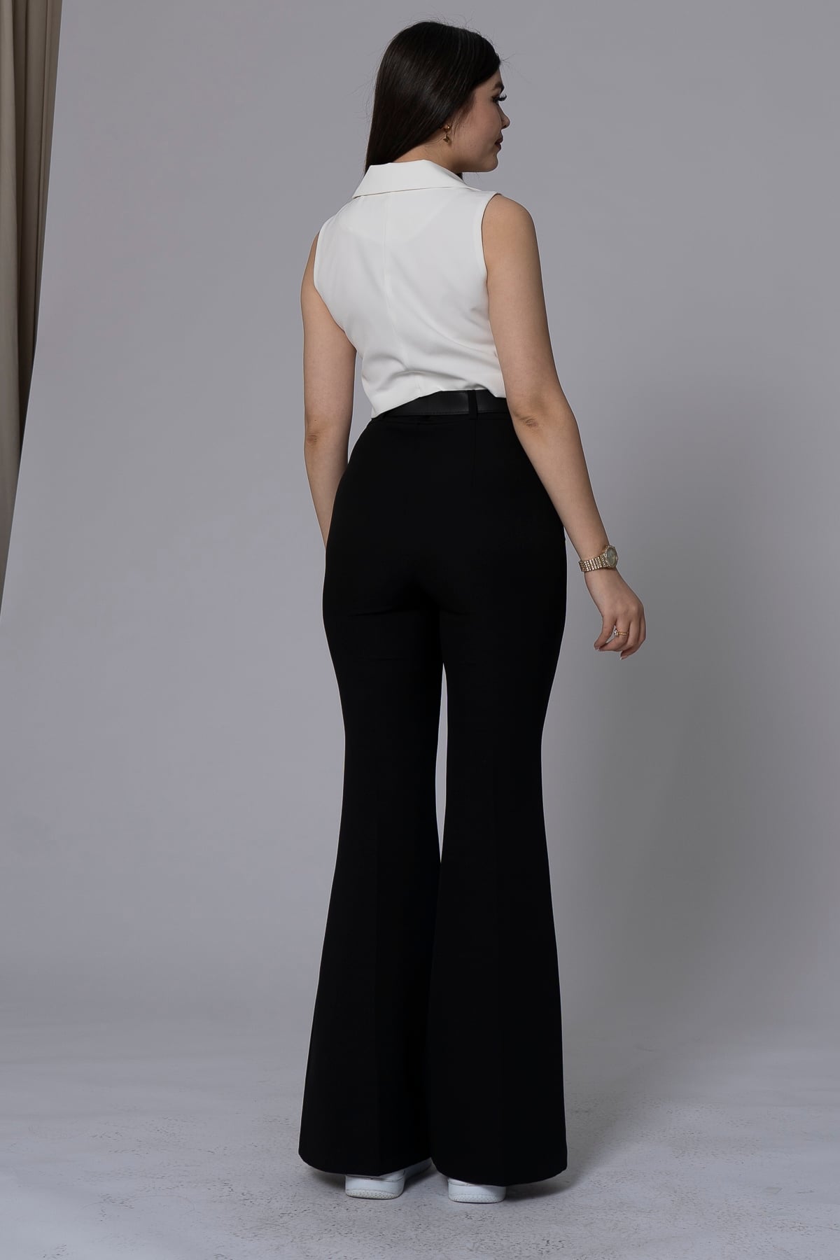 MissVina İspanyol Paça Kemerli Pantolon 3950