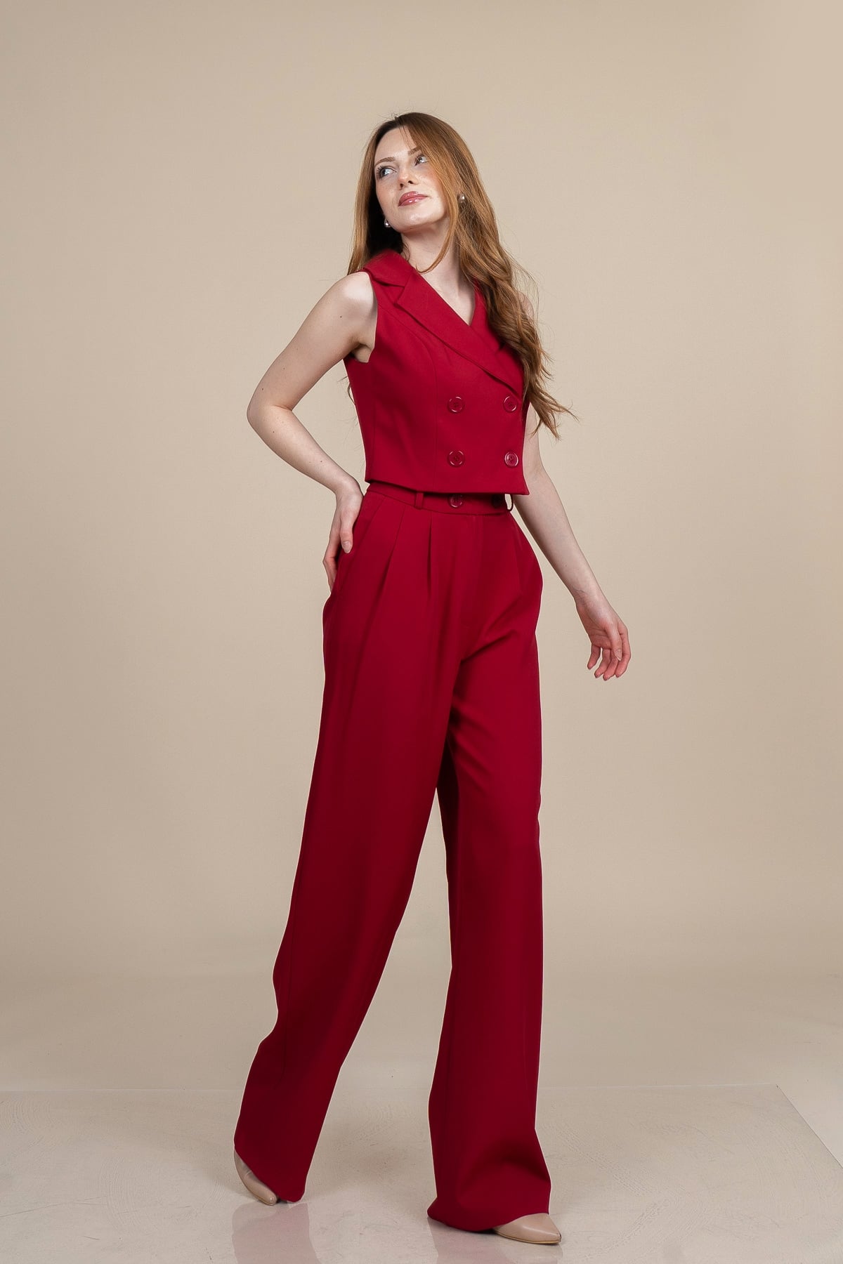 MissVina Yelek Pantolon Takım 1103