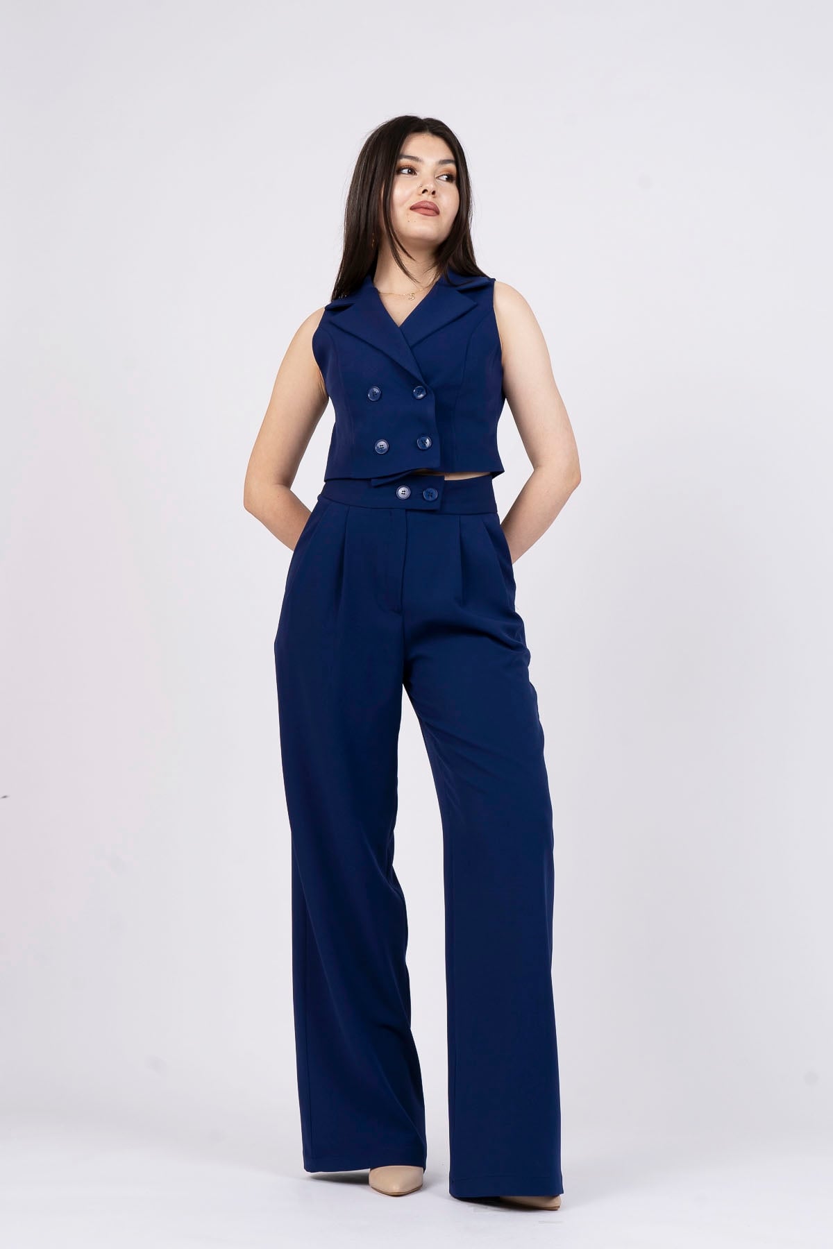MissVina Yelek Pantolon Takım 1103