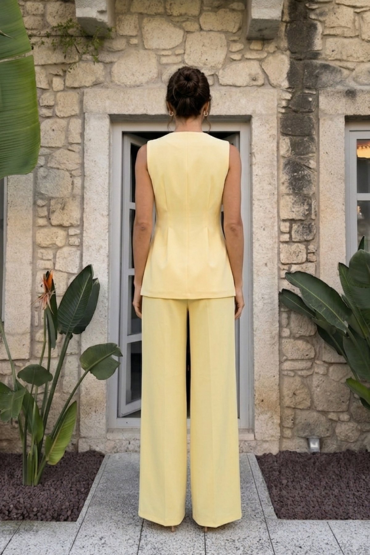 Pilikaşeli Yelek Pantolon Takım 1298