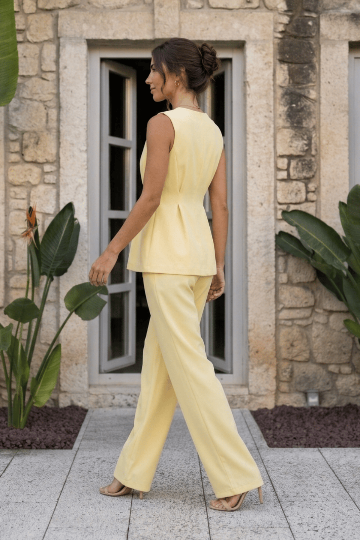 Pilikaşeli Yelek Pantolon Takım 1298