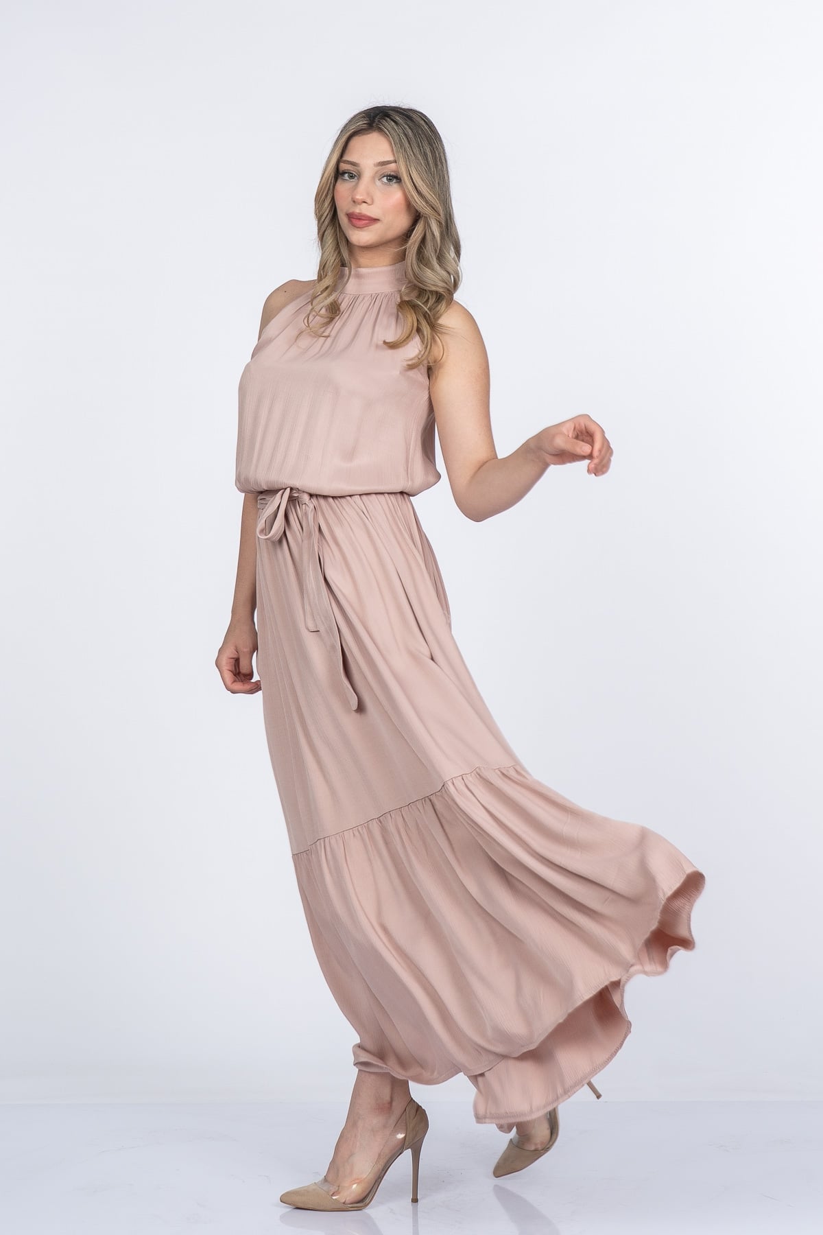 Rosetta Garnili Uzun Elbise 50419