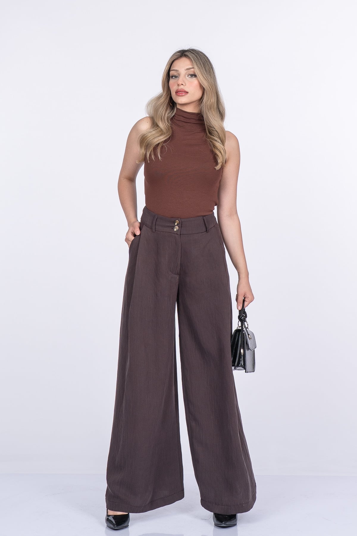 Samira Bol Paça Kumaş Pantolon 30411